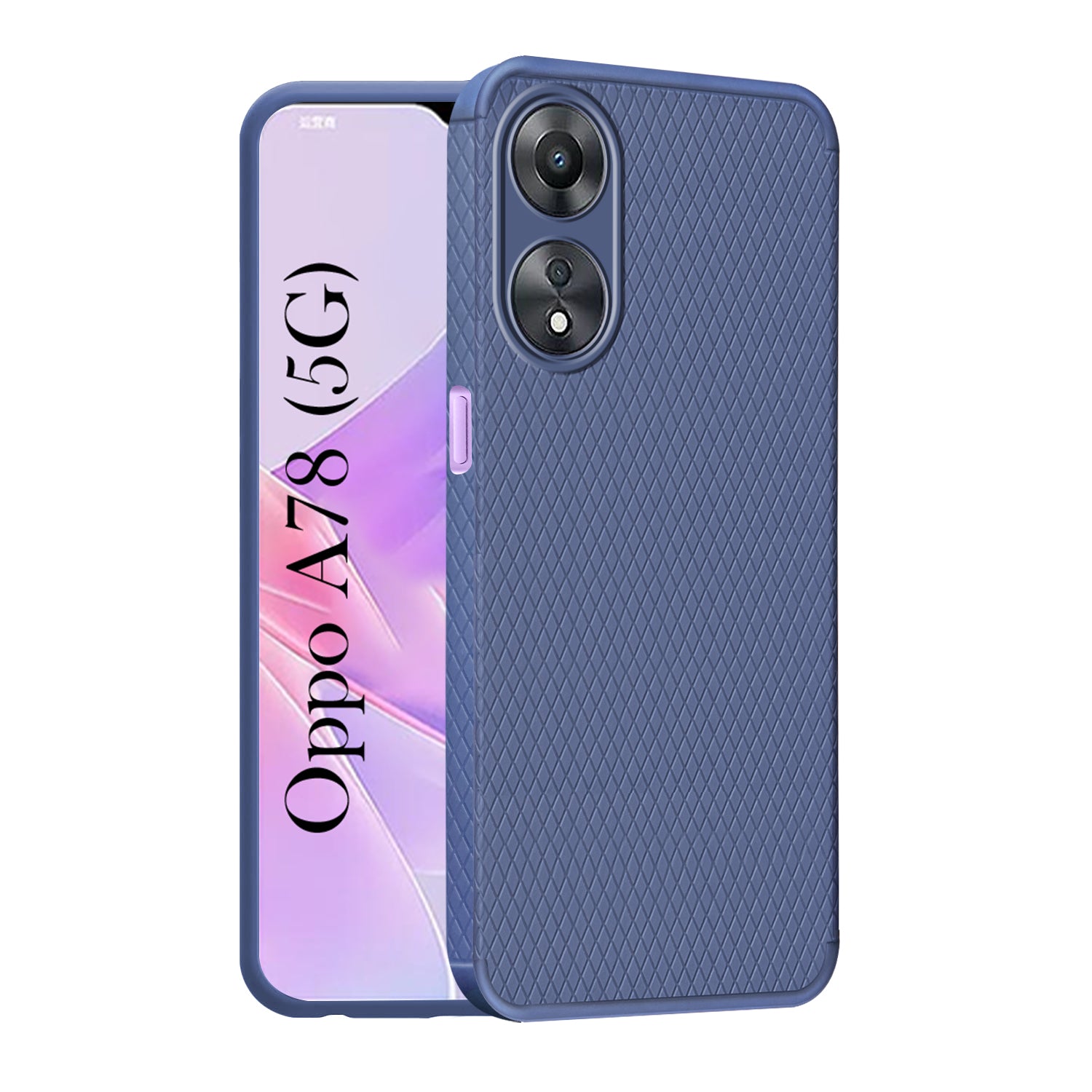 For Oppo A78 5G Back Cover Case (Liquid Silicone | Side Grip | Camera Protection)
