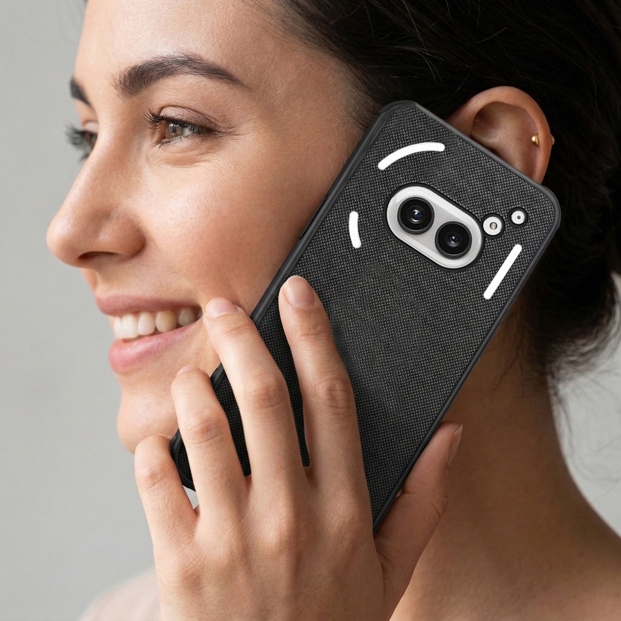 For Nothing Phone 2A 5G Combo (Textured Grip Design | Micro-Fiber Cloth Inside | Oleophobic Coating Screen Glass)
