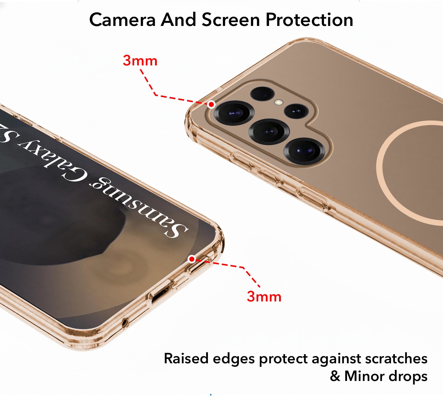 For Samsung Galaxy S25 Ultra Back Cover Case Silicone (Slim Paper Thin | Camera Protection Bump | Minimalist Professional | Soft Flexible)