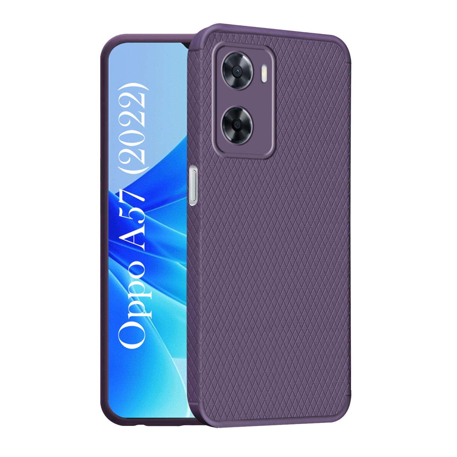 For Oppo A57 2022  Back Cover Case (Liquid Silicone | Side Grip | Camera Protection)