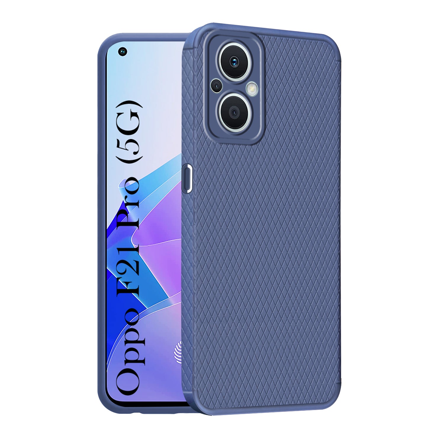 For Oppo F21 Pro 5G Back Cover Case (Liquid Silicone | Side Grip | Camera Protection)