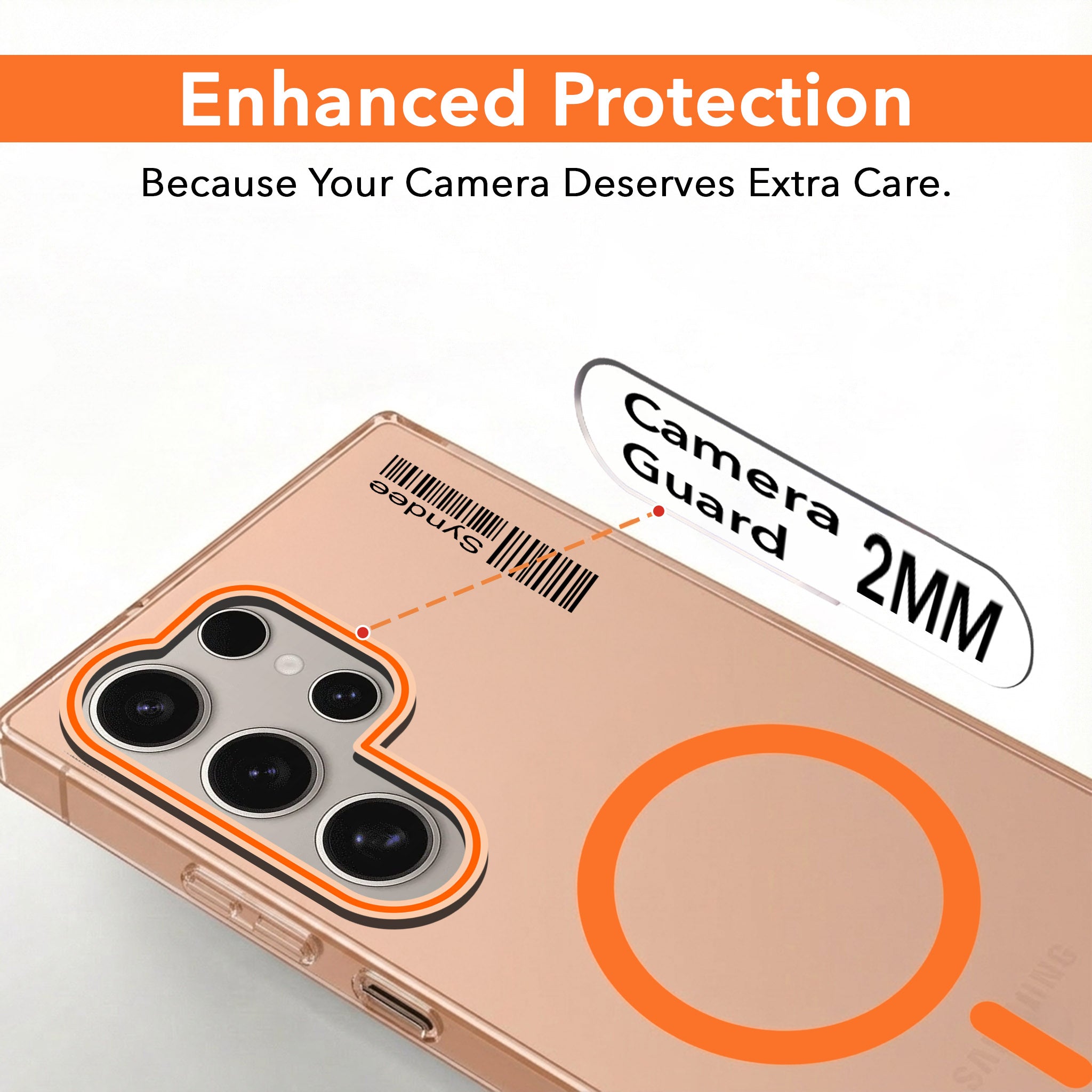 For Samsung Galaxy S24 Ultra Back Cover Case (Soft Touch | Camera Bump Protection | MagSafe Compatible | Matte Finish)