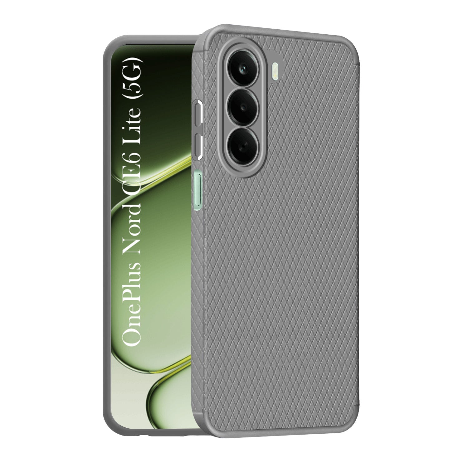 For OnePlus Nord CE 6 Lite Back Cover Case Liquid Silicone (Camera Protection | Side Grip Texture | Soft and Flexible)