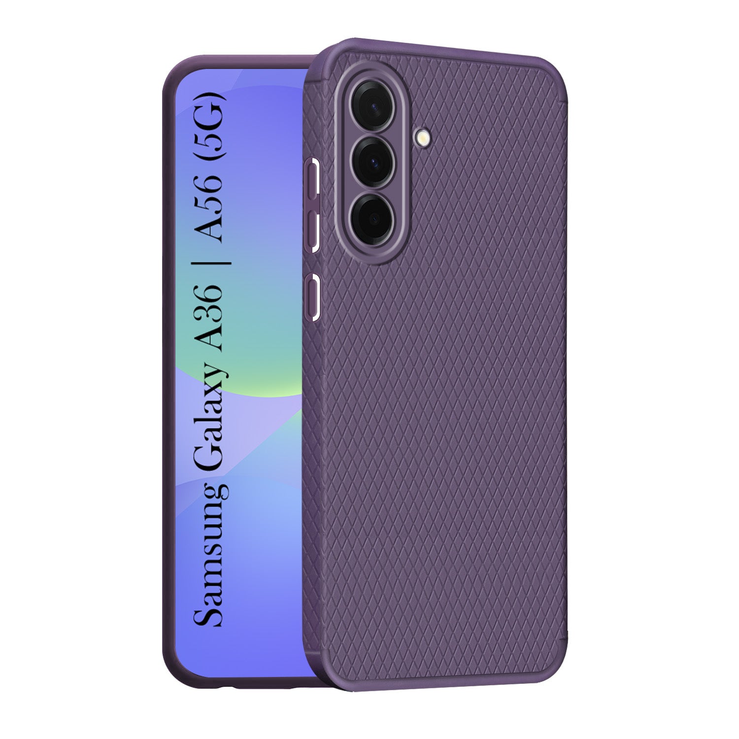 For Samsung Galaxy A36 5G | Galaxy A56 5G Back Cover Case (Liquid Silicone | Side Grip | Camera Protection)