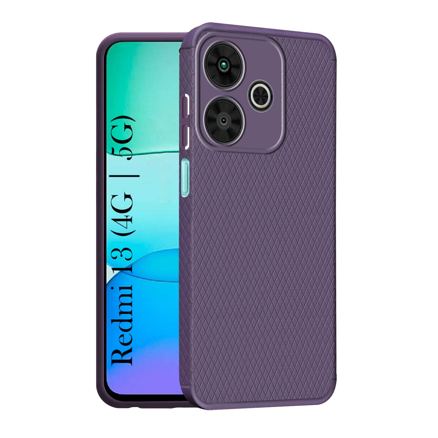 For Xiaomi Mi Redmi 13 4G | 5G  Back Cover Case (Liquid Silicone | Side Grip | Camera Protection)
