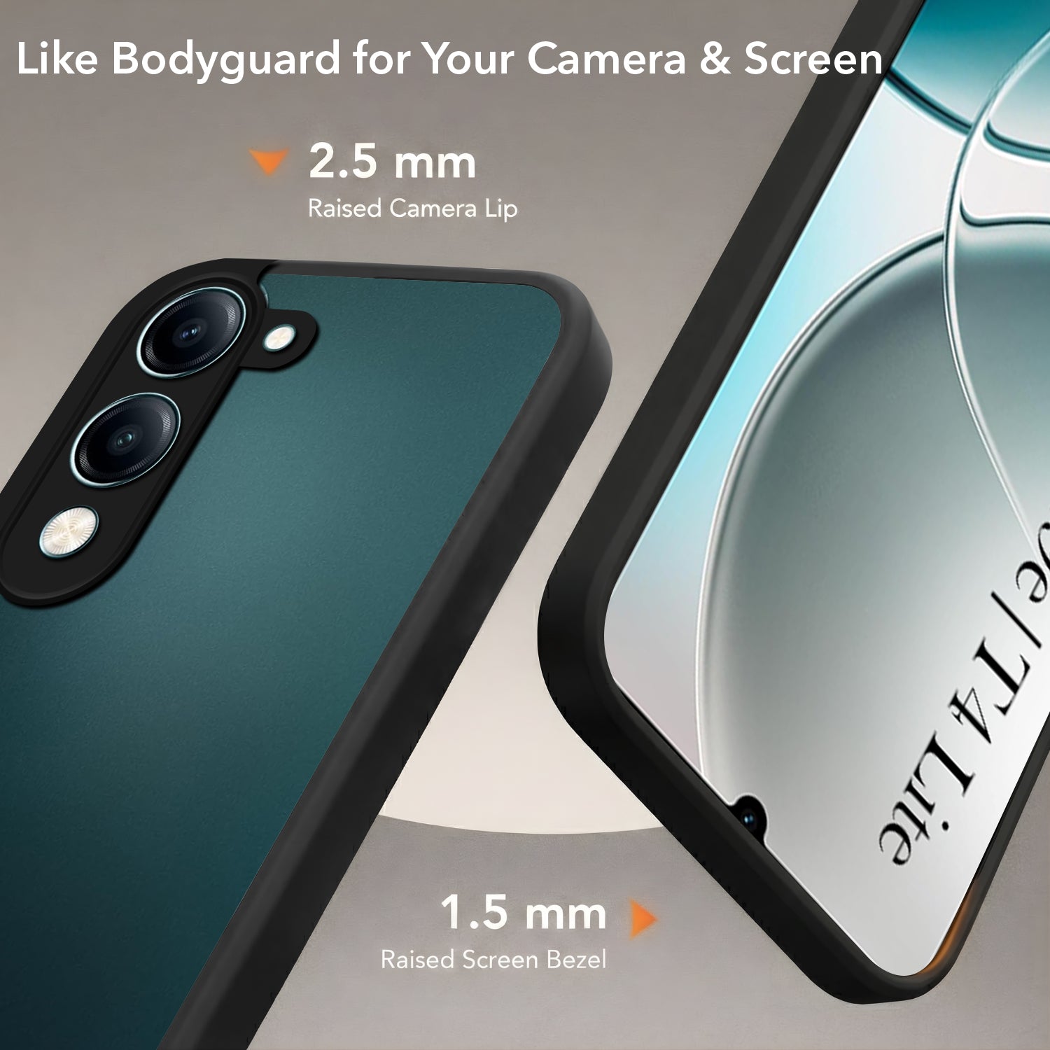 For Vivo Y19 | Vivo Y19e | Vivo T4 Lite Back Cover Case (Built-in Stand | Lifetime Anti Yellow | Kickstand Shockproof | Camera Protection | MagSafe Compatible)