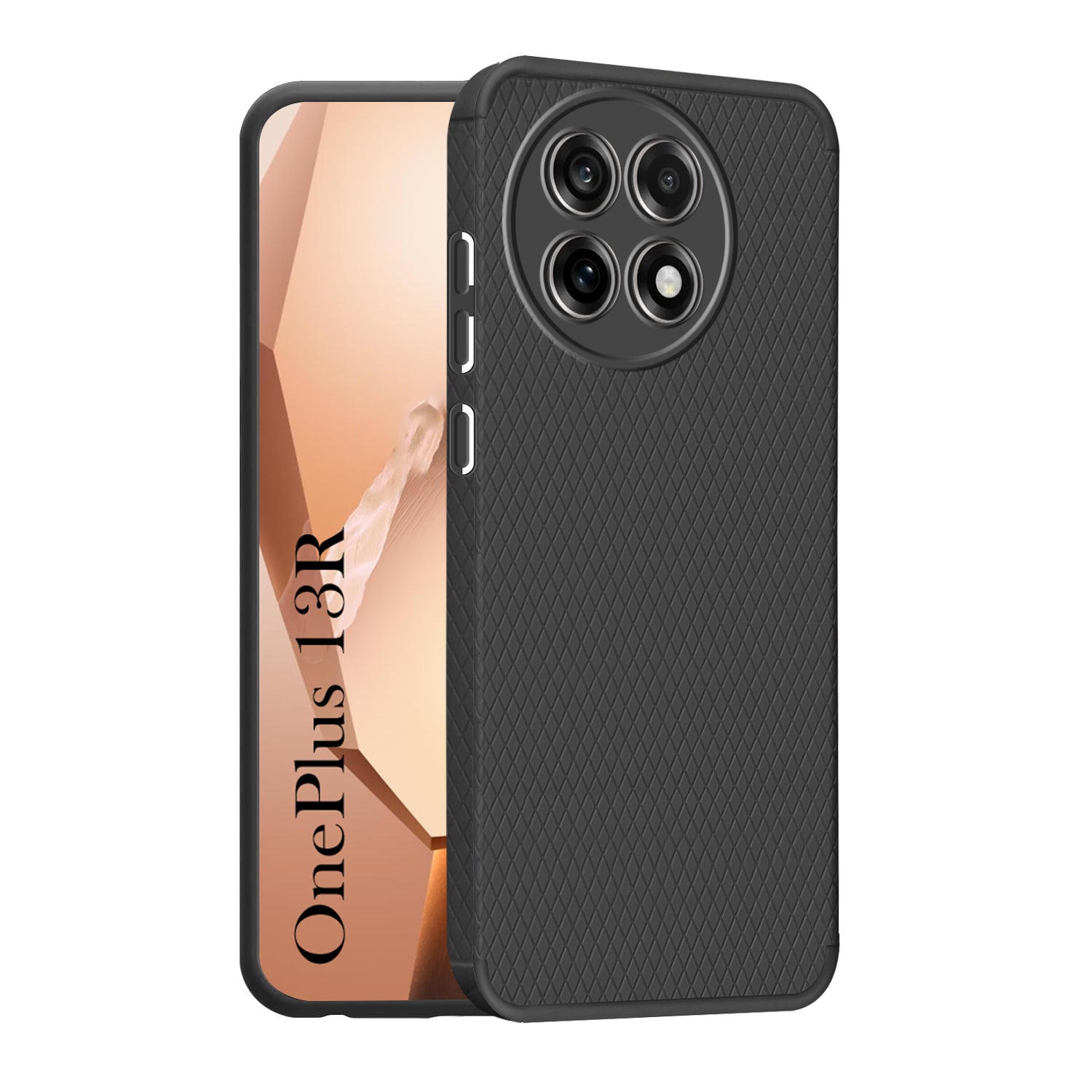For OnePlus 13R 5G Back Cover Case (Liquid Silicone | Side Grip | Camera Protection)