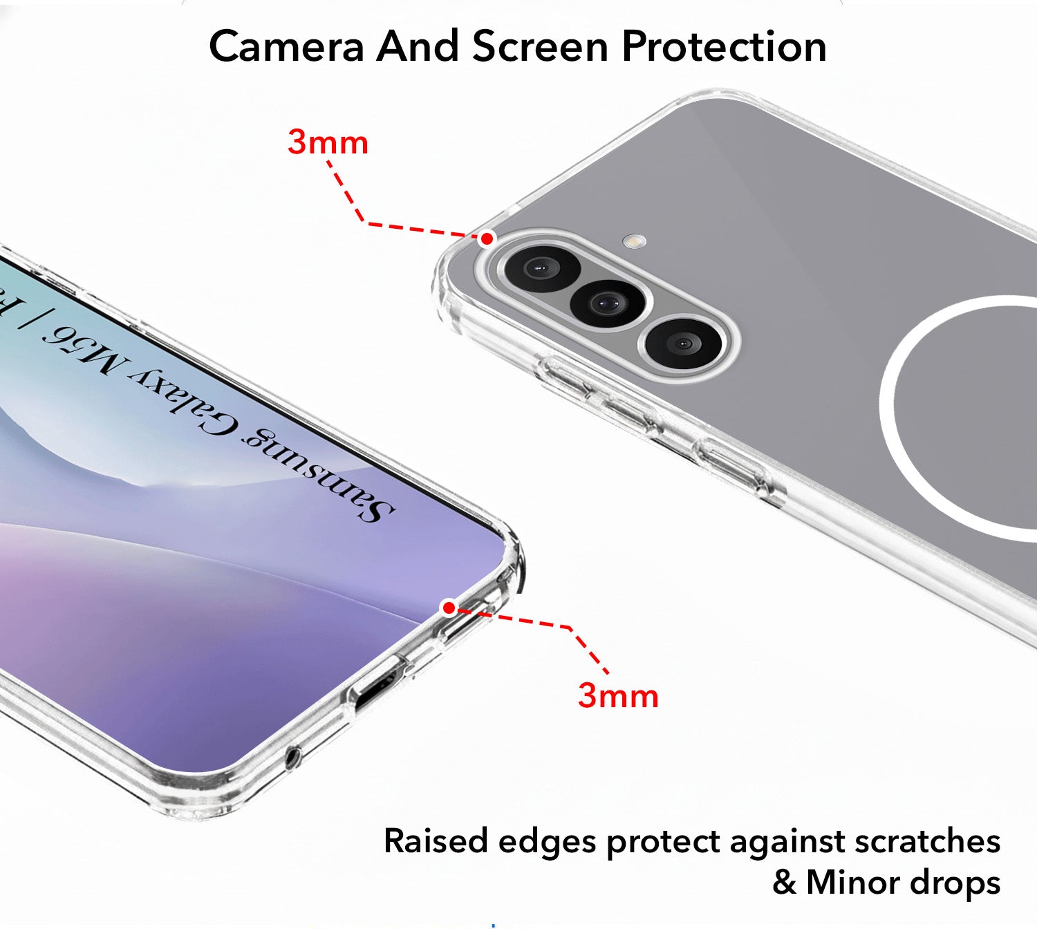 For Samsung Galaxy M56 | Samsung Galaxy F56 Back Cover Case Silicone (Slim Paper Thin | Camera Protection Bump | Minimalist Professional | Soft Flexible)