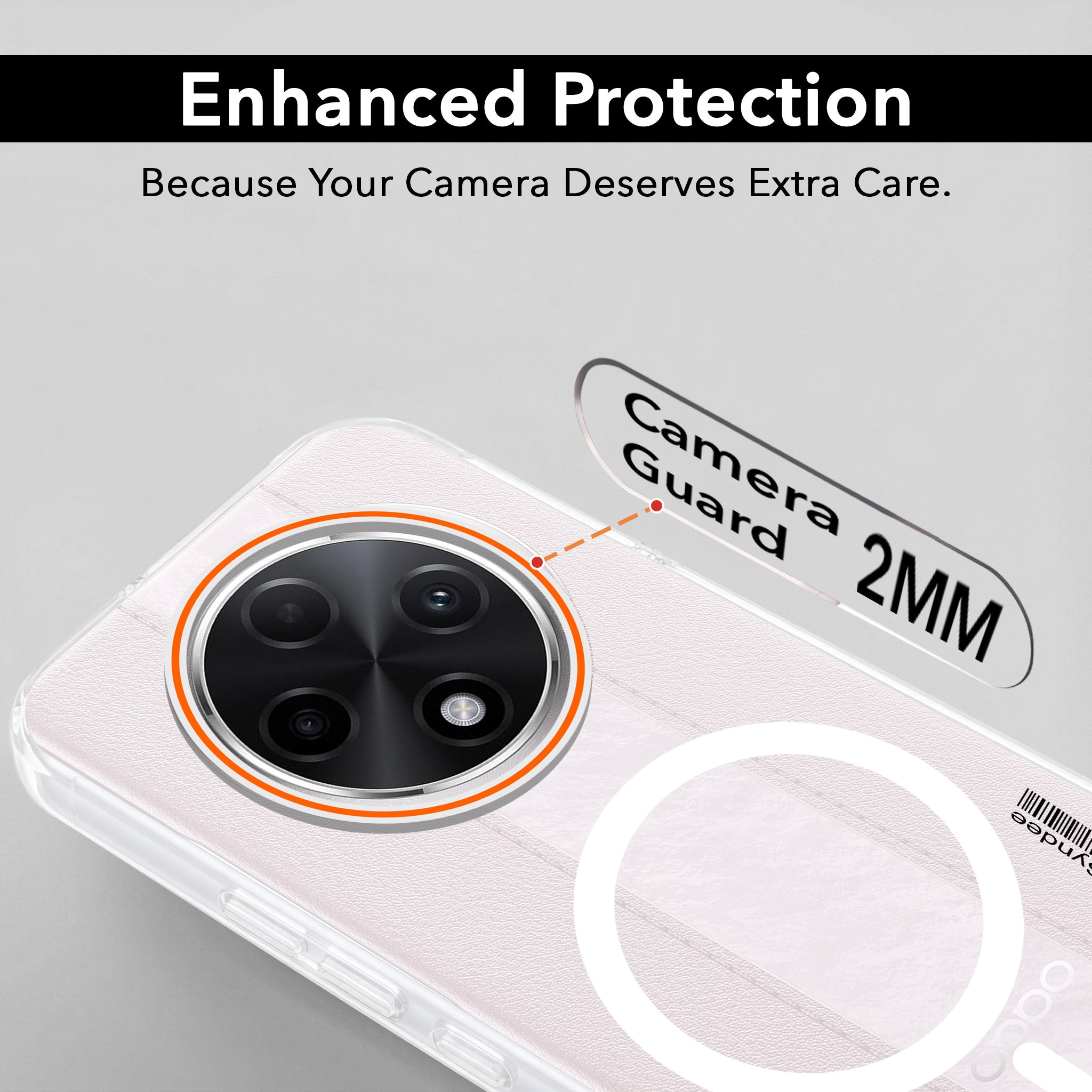 For Oppo F27 Pro | Oppo F27 Pro Plus Back Cover Case (Soft Touch | Camera Bump Protection | MagSafe Compatible | Matte Finish)