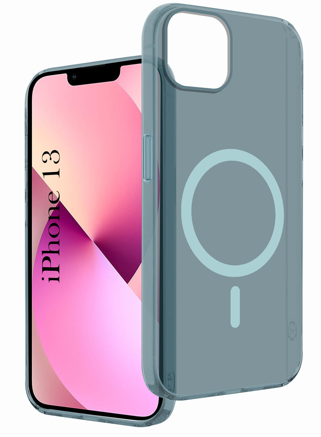For Apple iPhone 13 Back Cover Case (Frosted Matte Feel | MagSafe Compatible Wireless Charging | Polycarbonate Material)