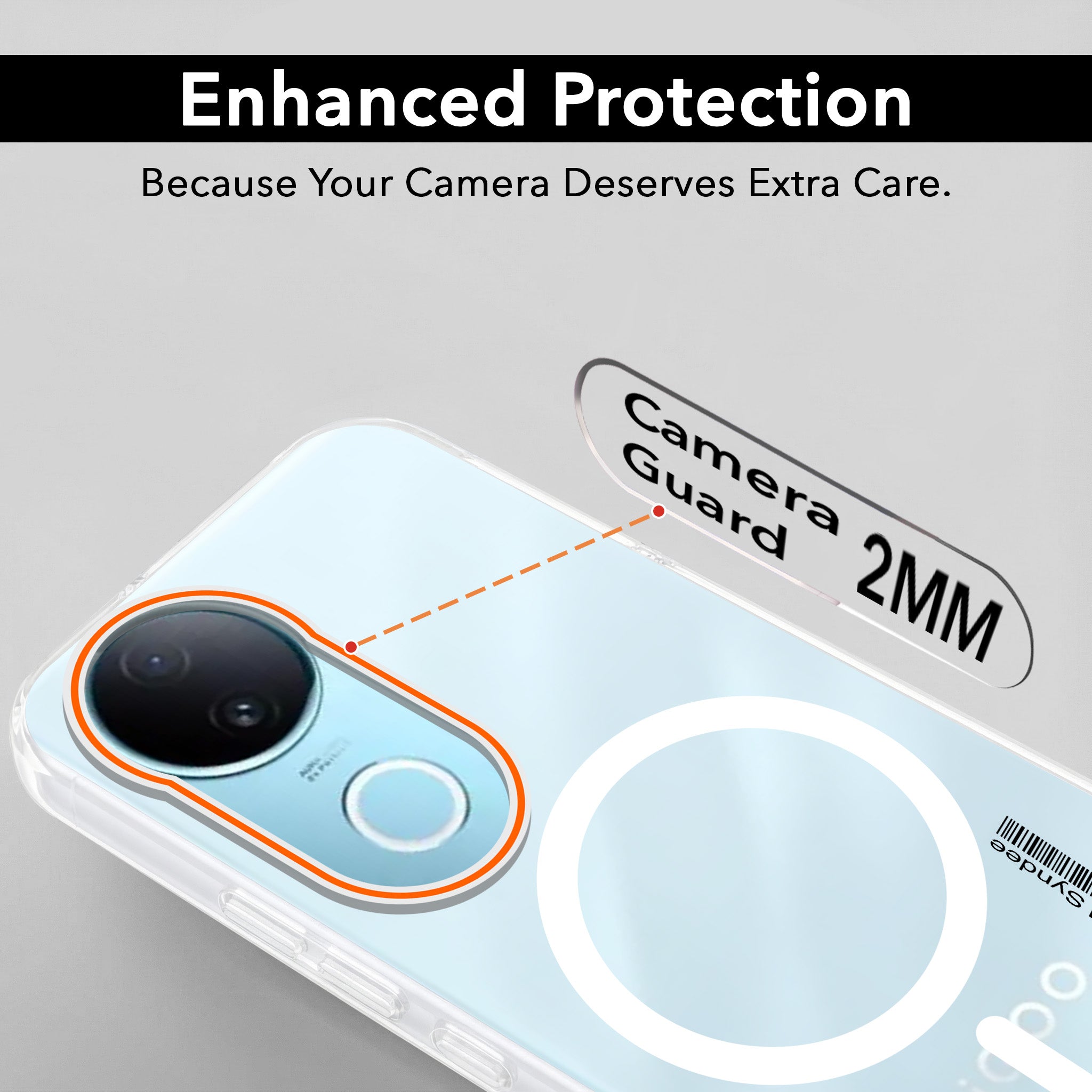 For Vivo iQOO Z10R Back Cover Case (Soft Touch | Camera Bump Protection | MagSafe Compatible | Matte Finish)