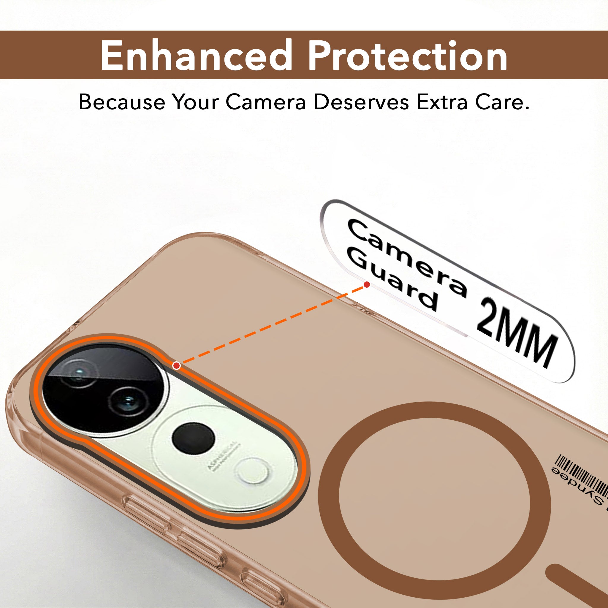 For Vivo T3 Ultra Back Cover Case (Soft Touch | Camera Bump Protection | MagSafe Compatible | Matte Finish)