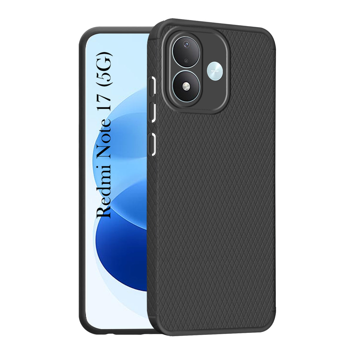 For Redmi Note 17 5G Back Cover Case Liquid Silicone (Camera Protection | Side Grip Texture | Soft and Flexible)