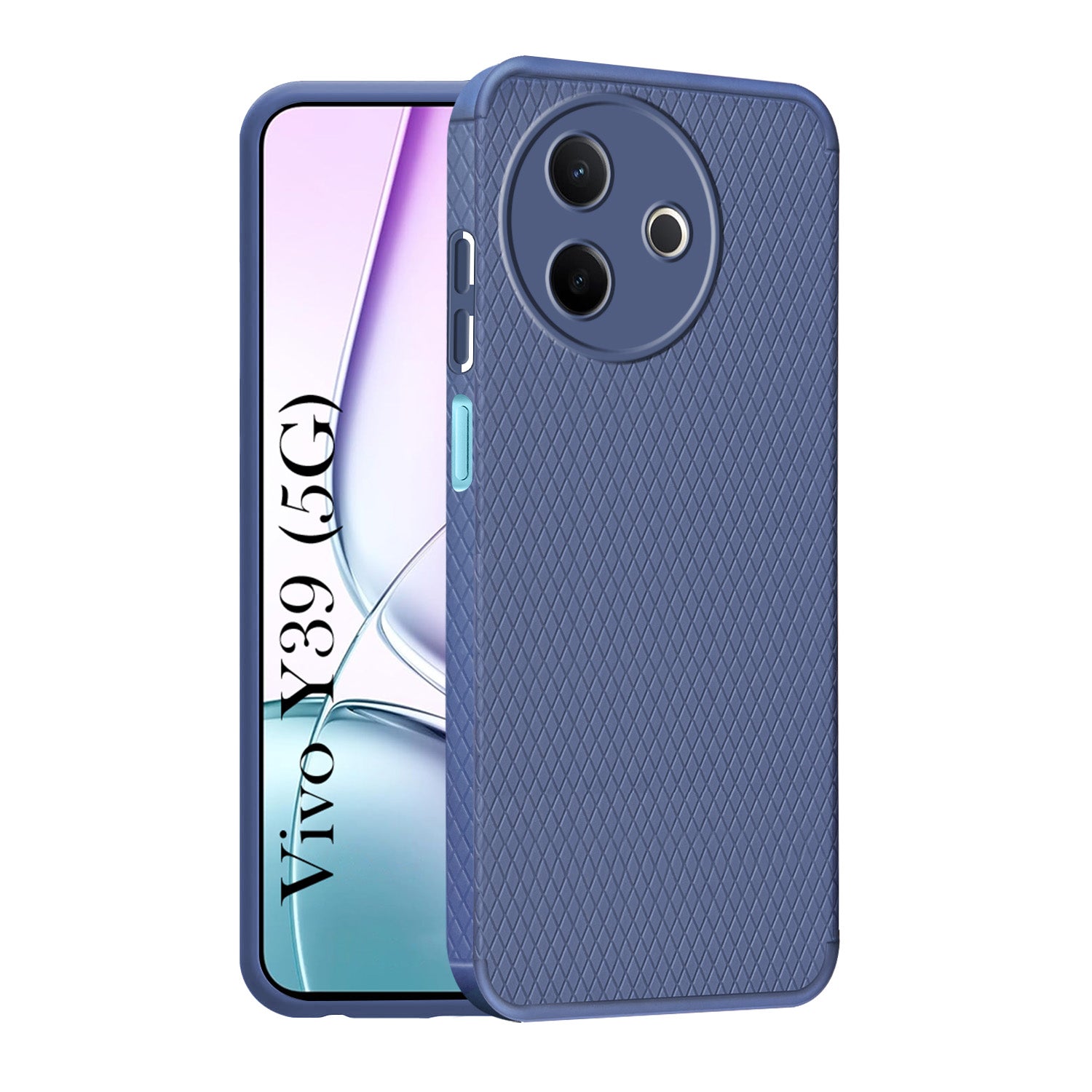 For Vivo Y39 Back Cover Case (Liquid Silicone | Side Grip | Camera Protection)