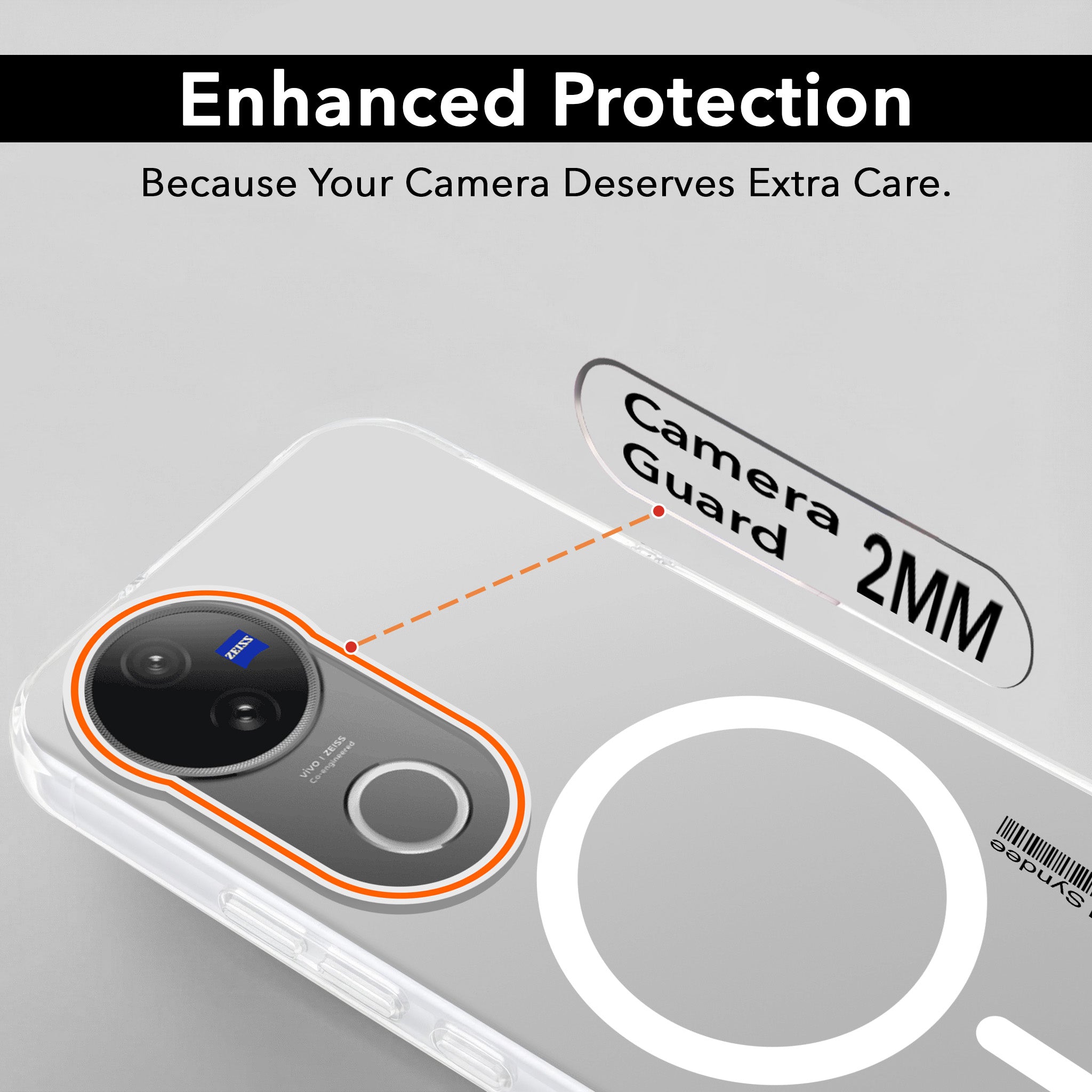 For Vivo V50 | Vivo V50e Back Cover Case (Soft Touch | Camera Bump Protection | MagSafe Compatible | Matte Finish)