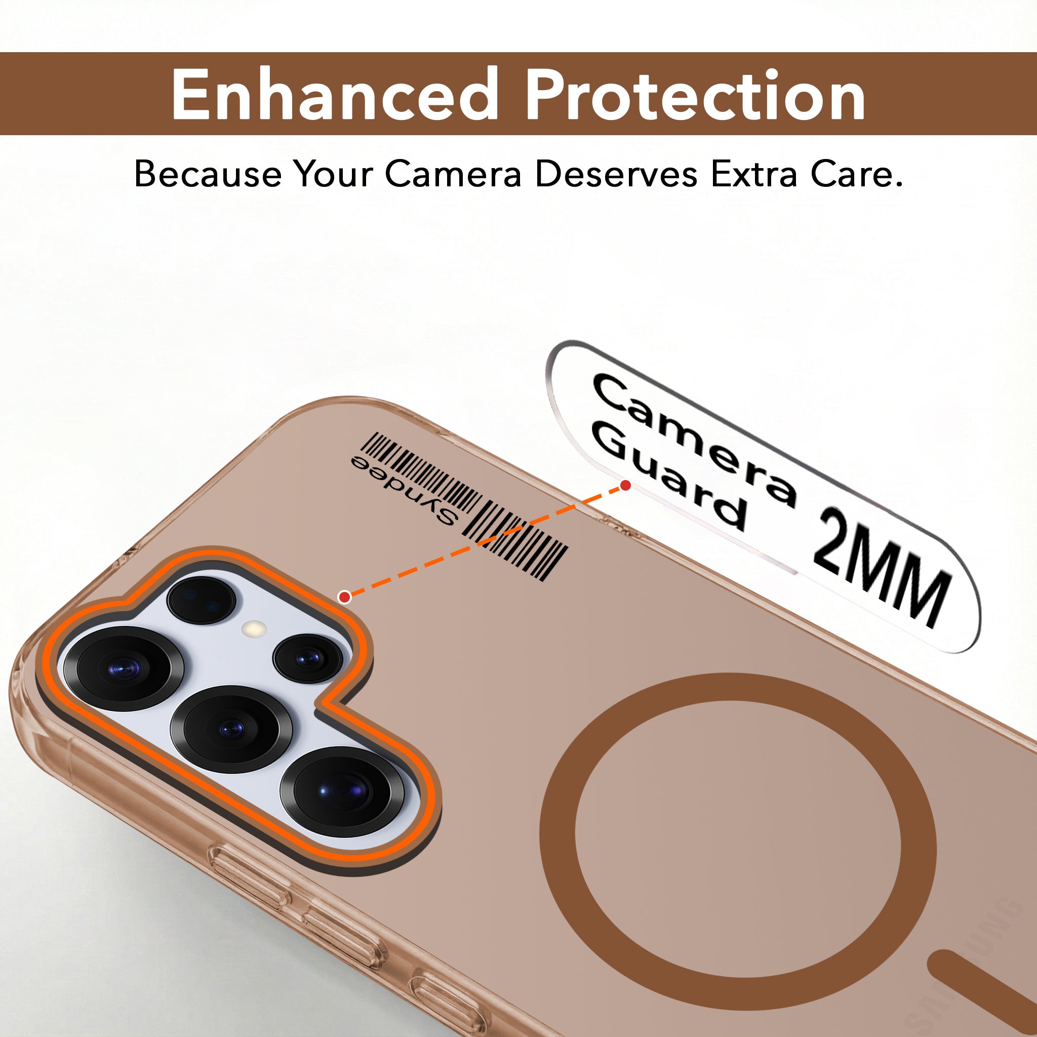 For Samsung Galaxy S25 Ultra Back Cover Case (Soft Touch | Camera Bump Protection | MagSafe Compatible | Matte Finish)