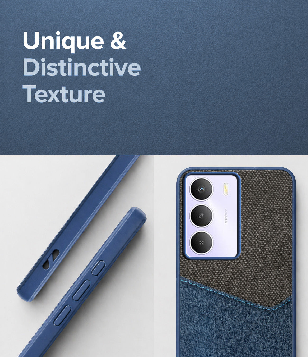 For Realme Narzo 80 Lite 5G Back Cover Case (Dual PU Leather Stitch | Professional Minimalist | Soft and Flexible)