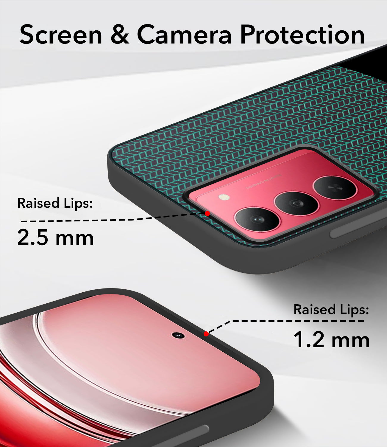 For Realme 14X Silicone Finish Back Cover Case (Premium Minimalist Professional Feel | Camera Protection Bump)