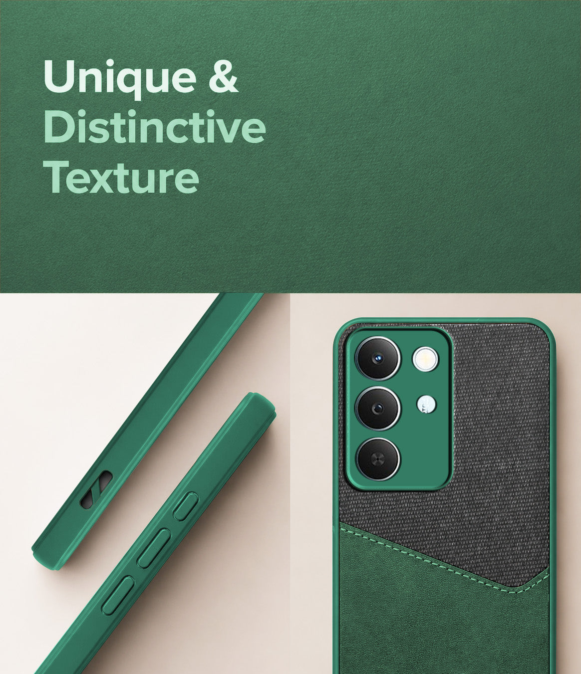 For Realme P4 Lite 5G | Narzo 100 Lite 5G Back Cover Case (Dual PU Leather Stitch | Professional Minimalist | Soft and Flexible)