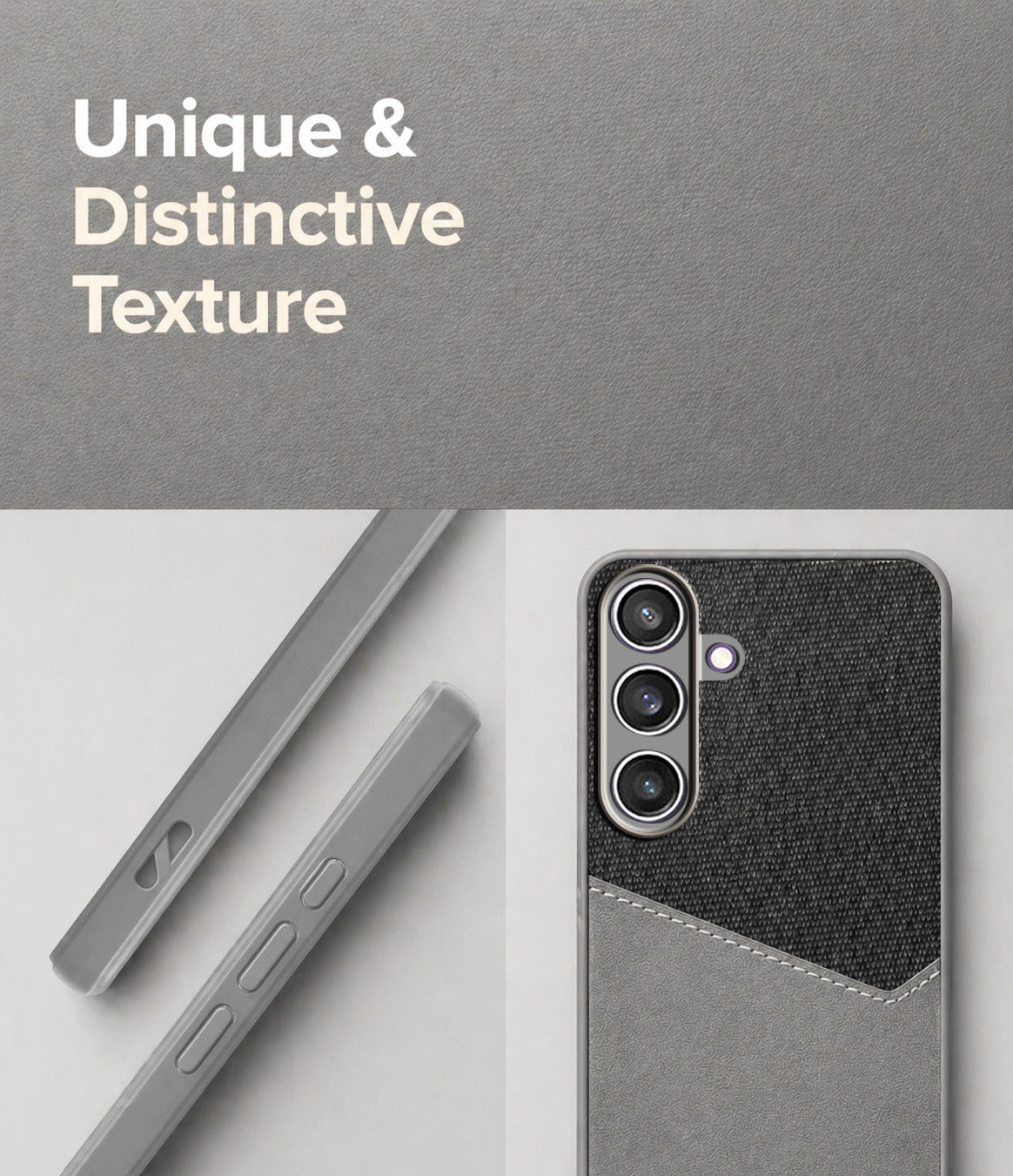 For Samsung Galaxy S23 FE 5G Back Cover Case (Dual PU Leather Stitch | Professional Minimalist | Soft and Flexible)