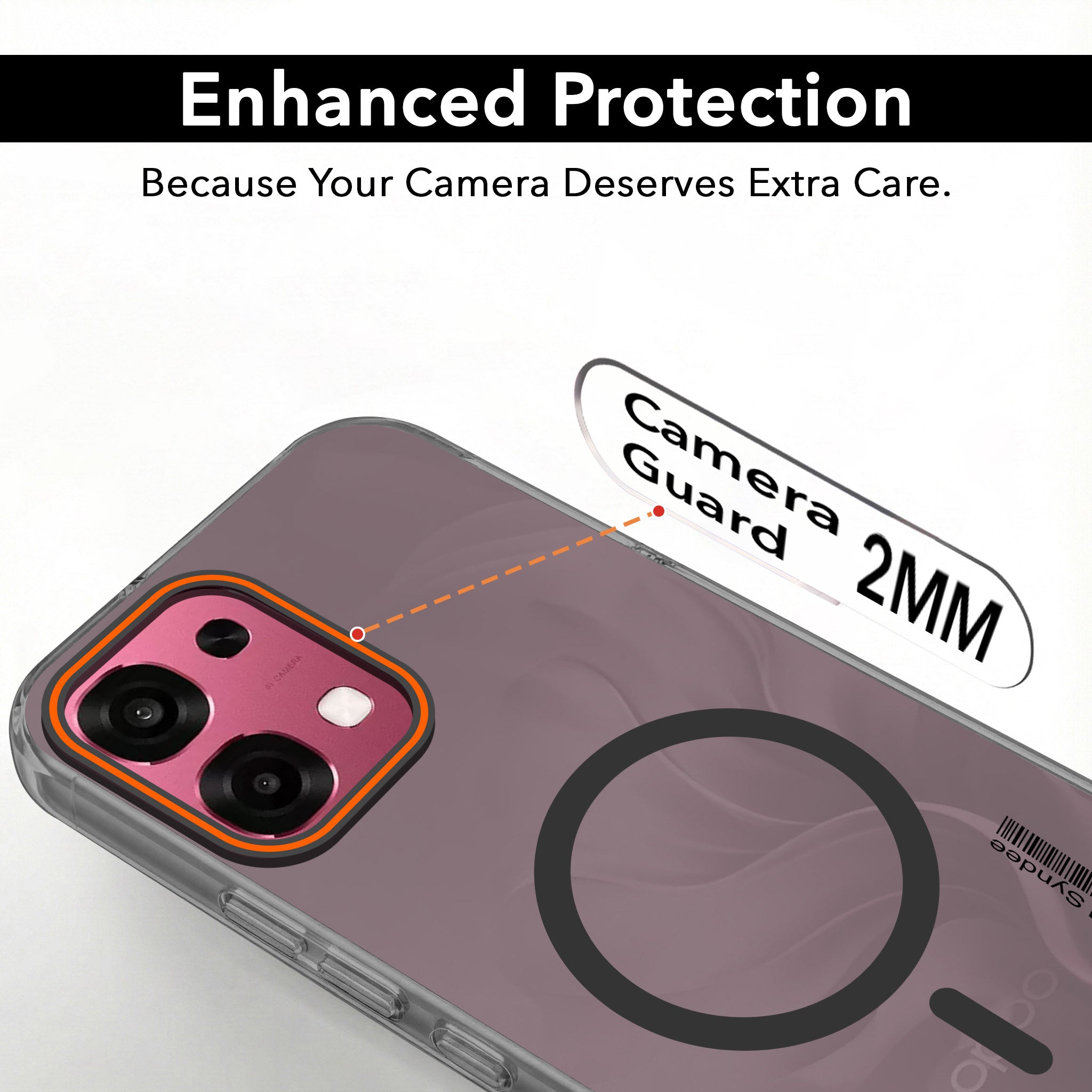 For Oppo F31 5G | Oppo F33 5G Back Cover Case (Soft Touch | Camera Bump Protection | MagSafe Compatible | Matte Finish)