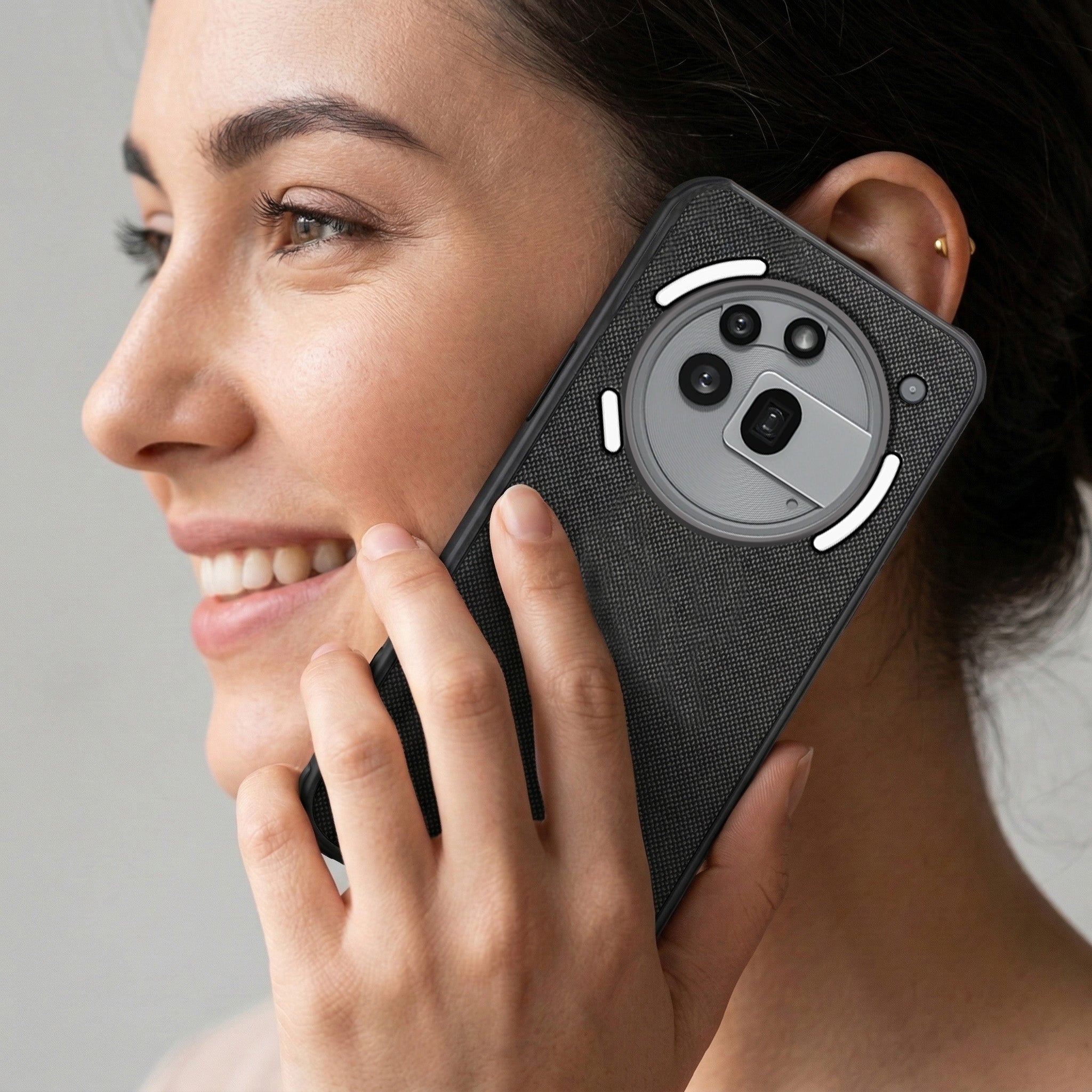 For Nothing Phone 3A Pro 5G Combo (Textured Grip Design | Micro-Fiber Cloth Inside | Oleophobic Coating Screen Glass)