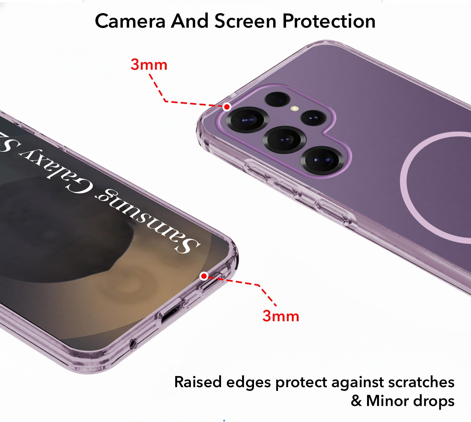 For Samsung Galaxy S25 Ultra Back Cover Case Silicone (Slim Paper Thin | Camera Protection Bump | Minimalist Professional | Soft Flexible)