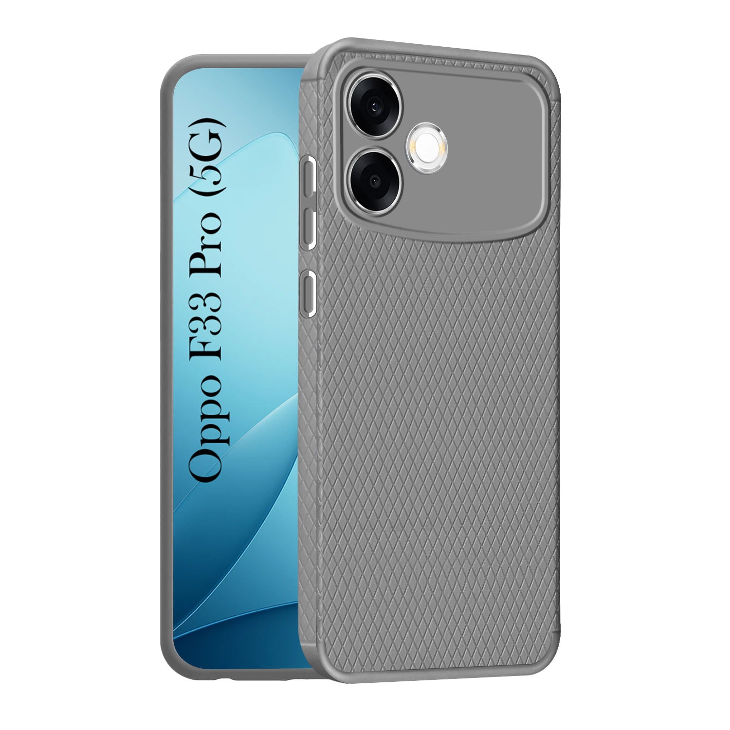 For Oppo F33 Pro 5G Back Cover Case Liquid Silicone (Camera Protection | Side Grip Texture | Soft and Flexible)
