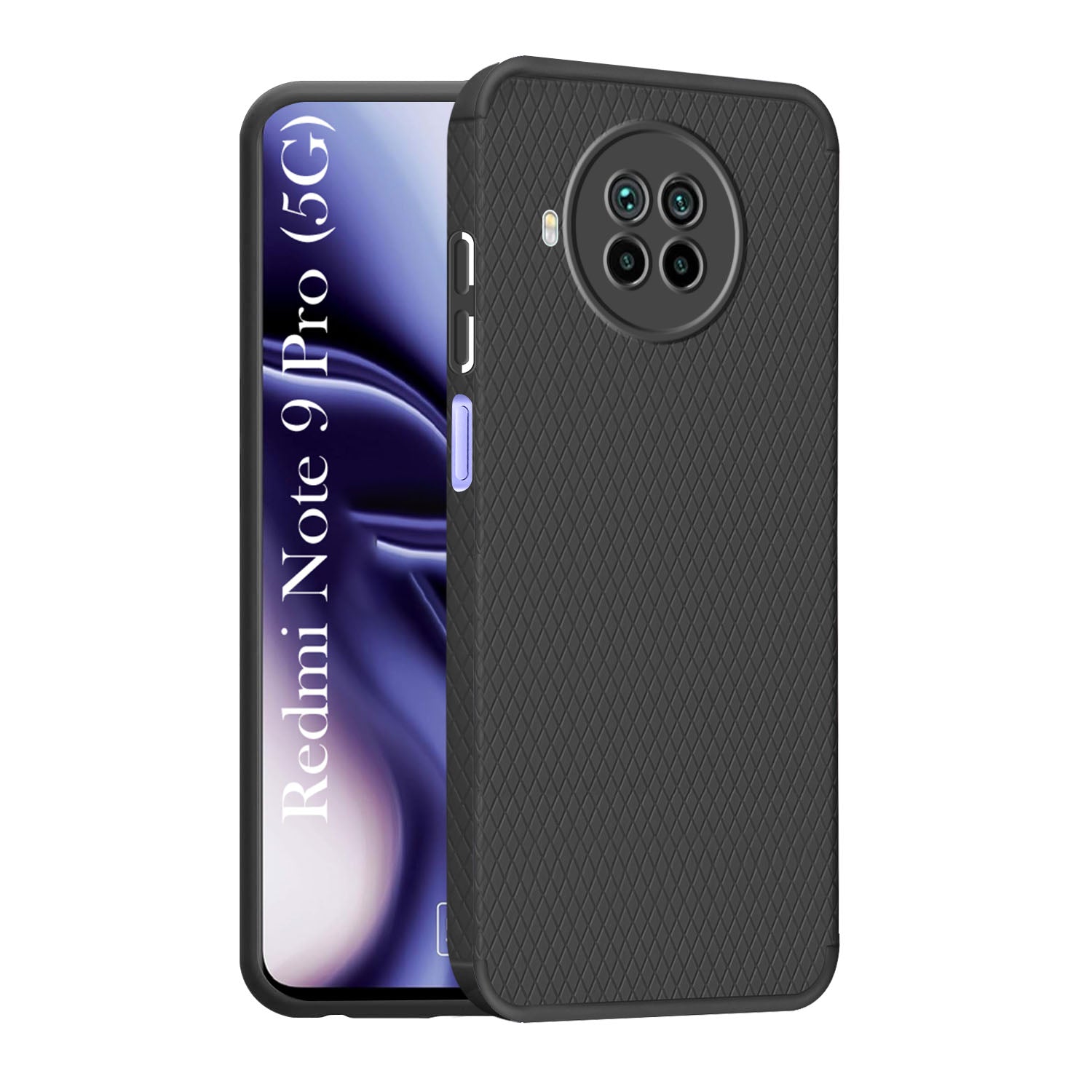 For Xiaomi Mi Redmi Note 9 Pro 5G Back Cover Case Liquid Silicone (Camera Protection | Side Grip Texture | Soft and Flexible)