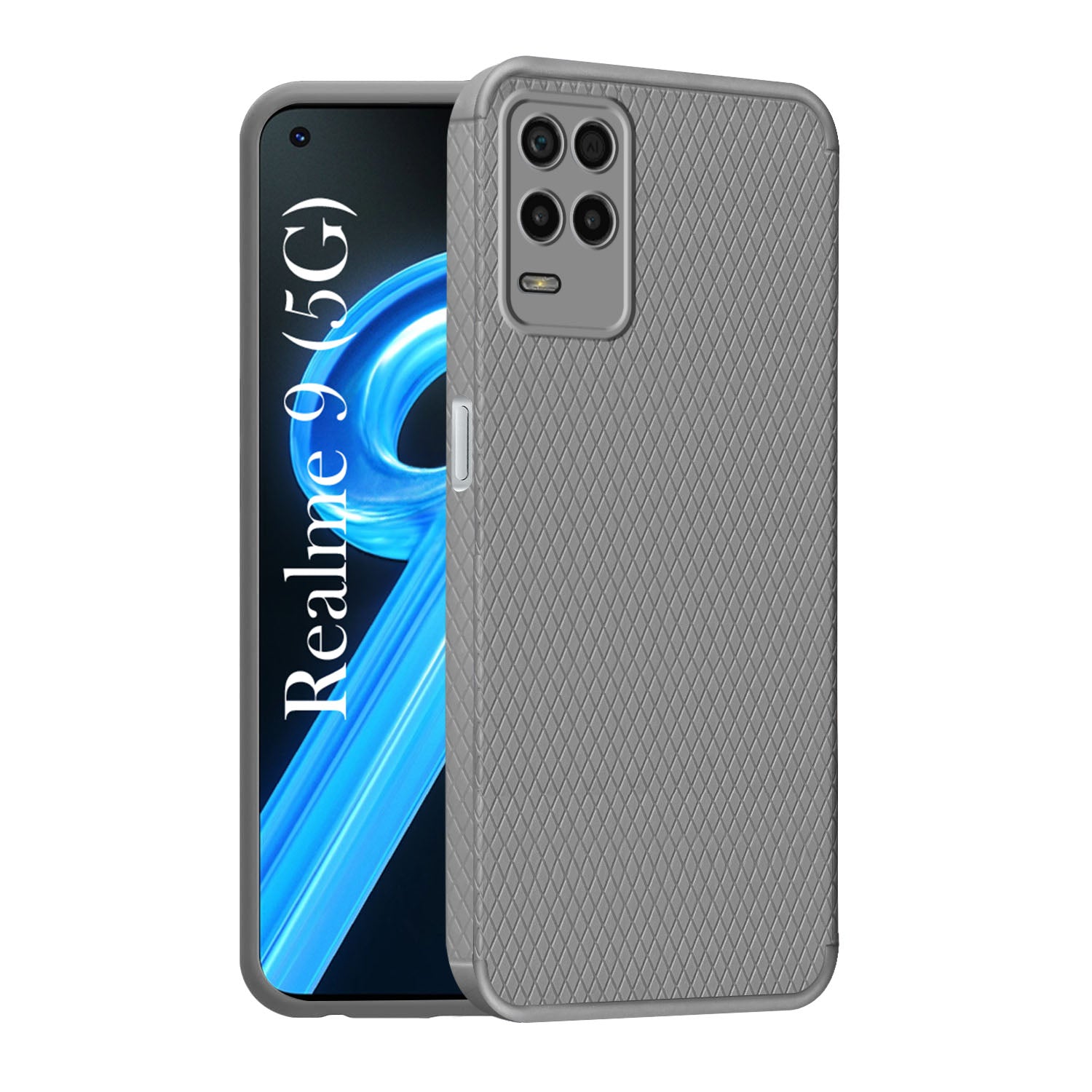 For Realme 9 5G Back Cover Case (Liquid Silicone | Side Grip | Camera Protection)