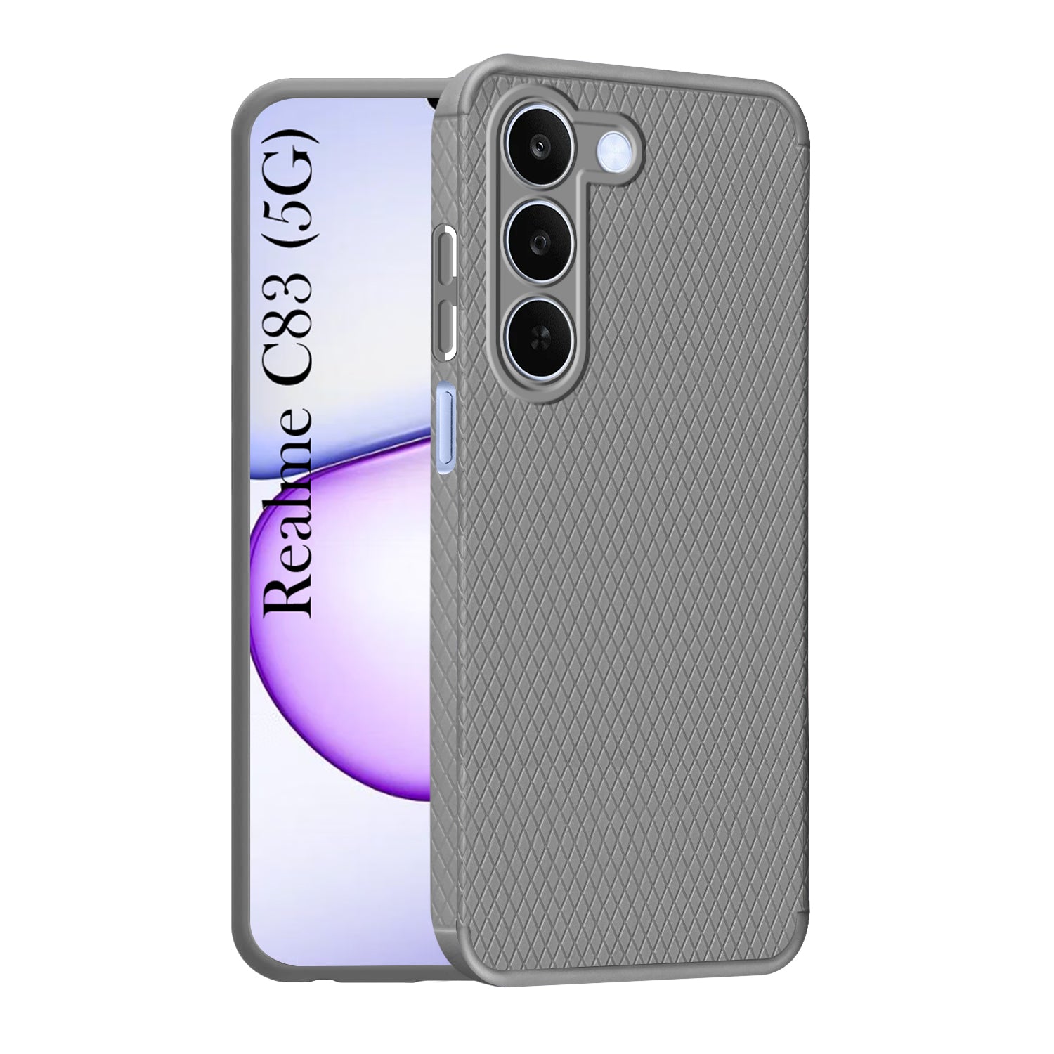 For Realme C83 5G Back Cover Case Liquid Silicone (Camera Protection | Side Grip Texture | Soft and Flexible)