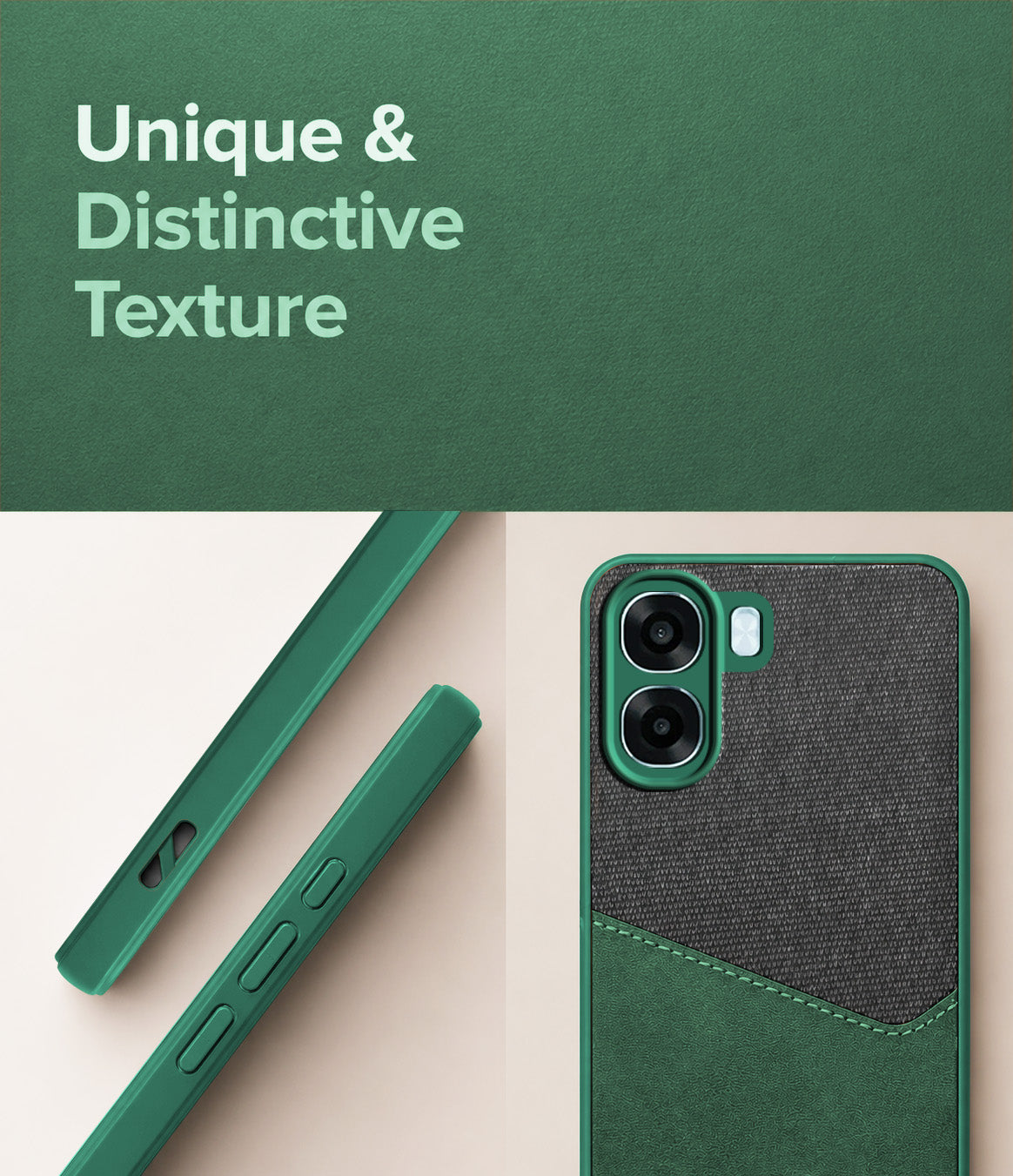 For Oppo A6X | Oppo A6S Back Cover Case (Dual PU Leather Stitch | Professional Minimalist | Soft and Flexible)