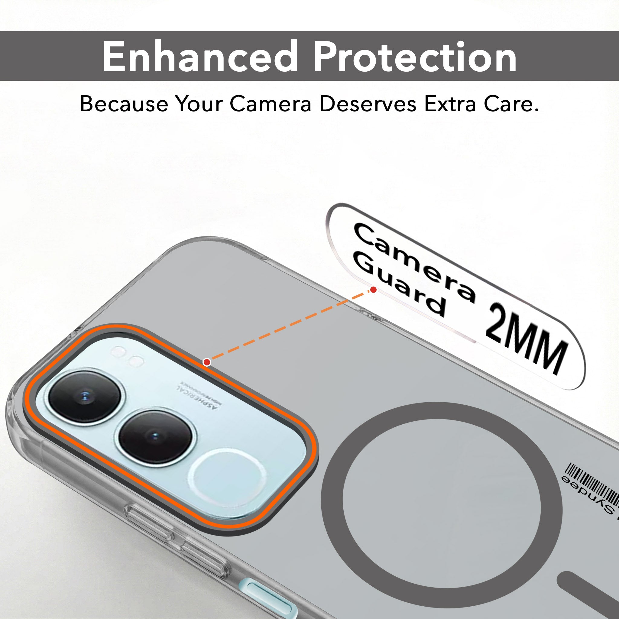 For Vivo Y29 Back Cover Case (Soft Touch | Camera Bump Protection | MagSafe Compatible | Matte Finish)