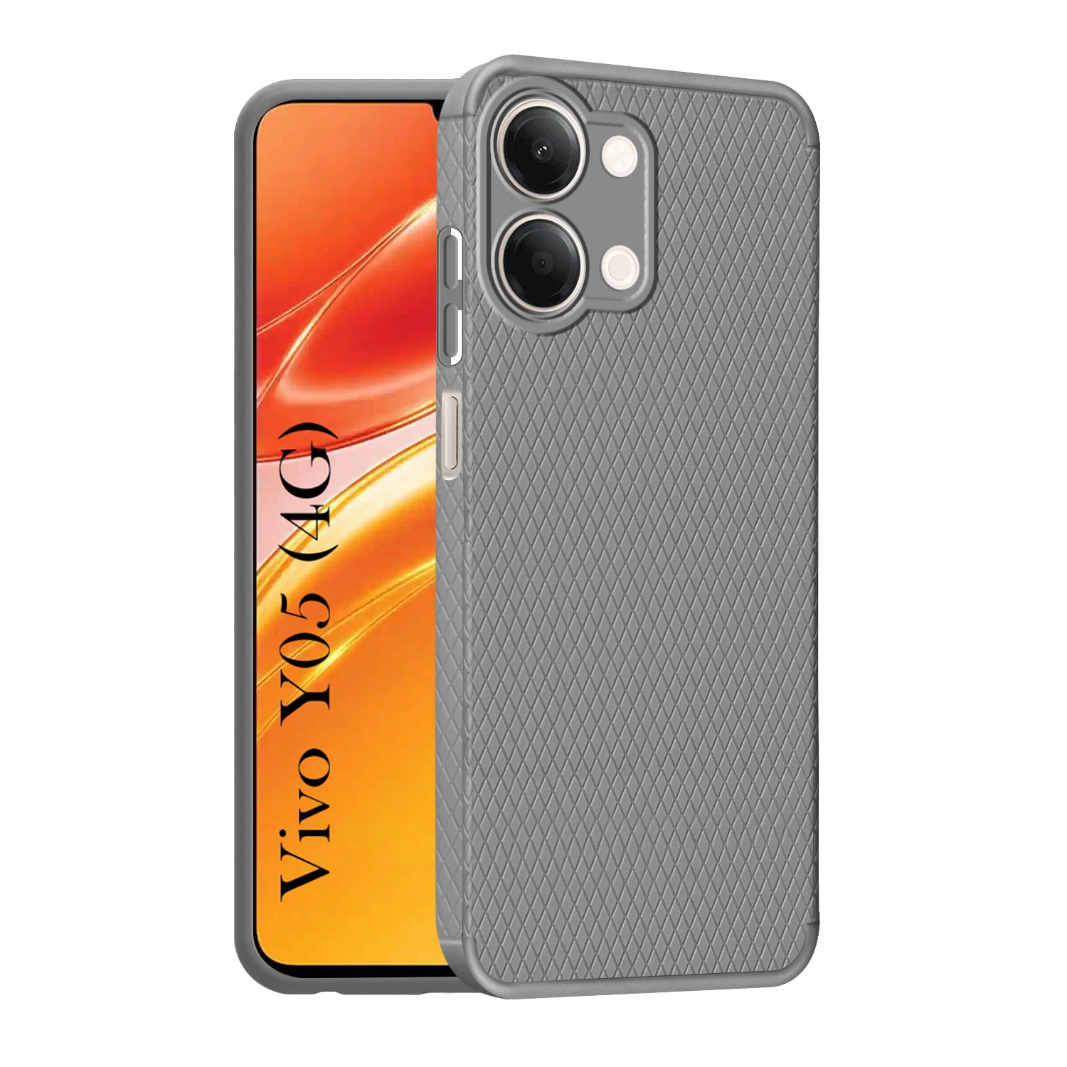 For Vivo Y05 4G Back Cover Case Liquid Silicone (Camera Protection | Side Grip Texture | Soft and Flexible)