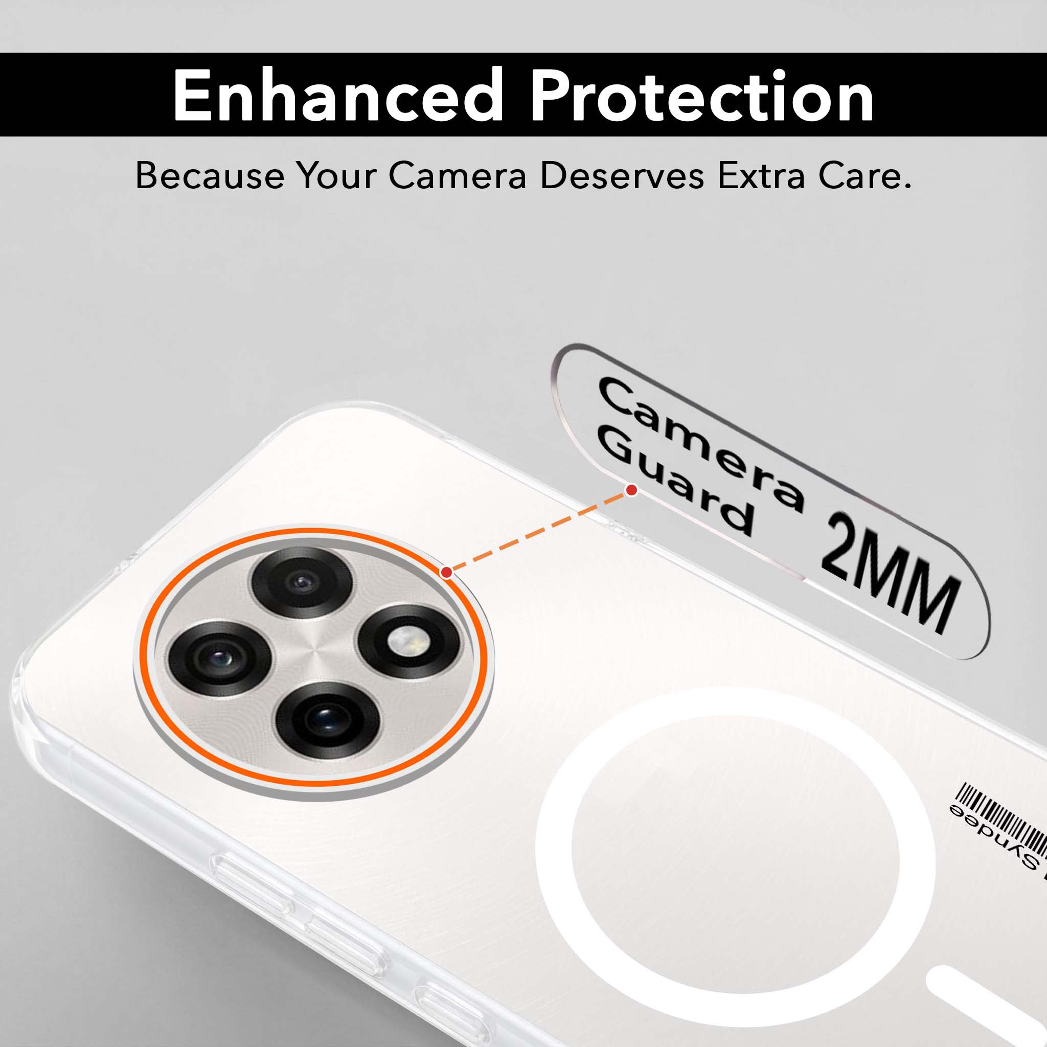 For OnePlus 13R Back Cover Case (Soft Touch | Camera Bump Protection | MagSafe Compatible | Matte Finish)