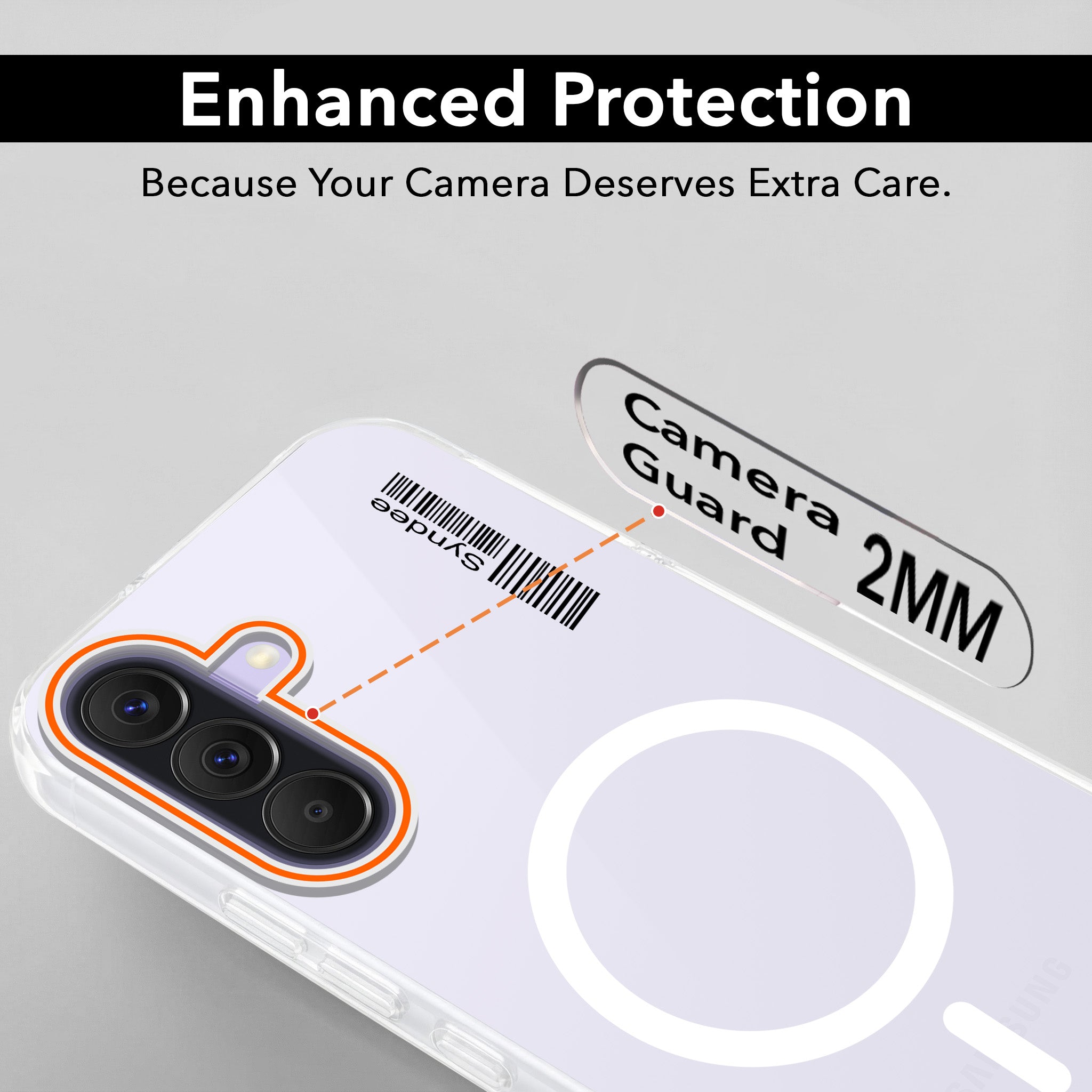 For Samsung Galaxy A57 5G Back Cover Case (Soft Touch | Camera Bump Protection | MagSafe Compatible | Matte Finish)