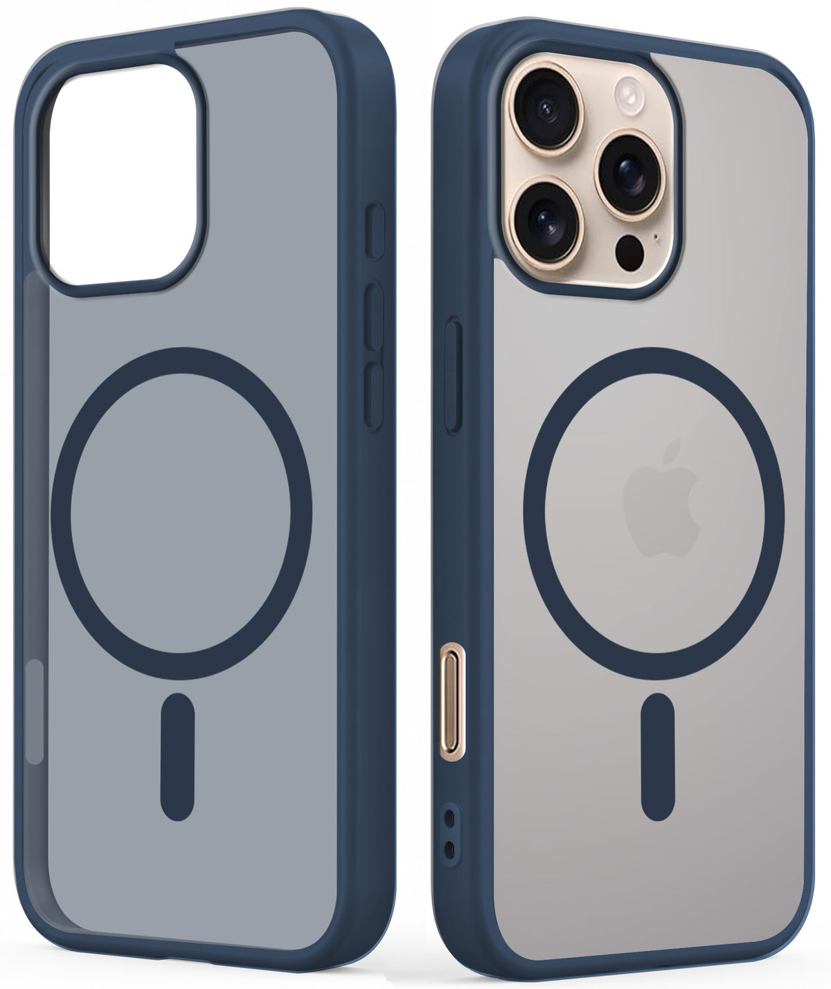 For Apple iPhone 16 Pro Matte Finish Back Case Cover (MagSafe Compatible | Translucent Soft Touch | Slim and Unbreakable)