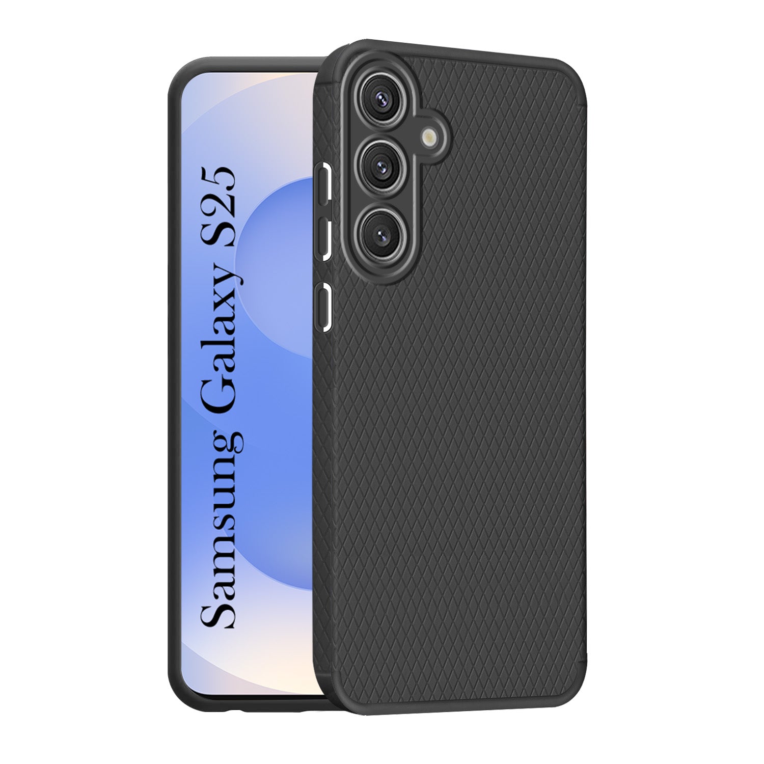 For Samsung Galaxy S25 Back Cover Case (Liquid Silicone | Side Grip | Camera Protection)