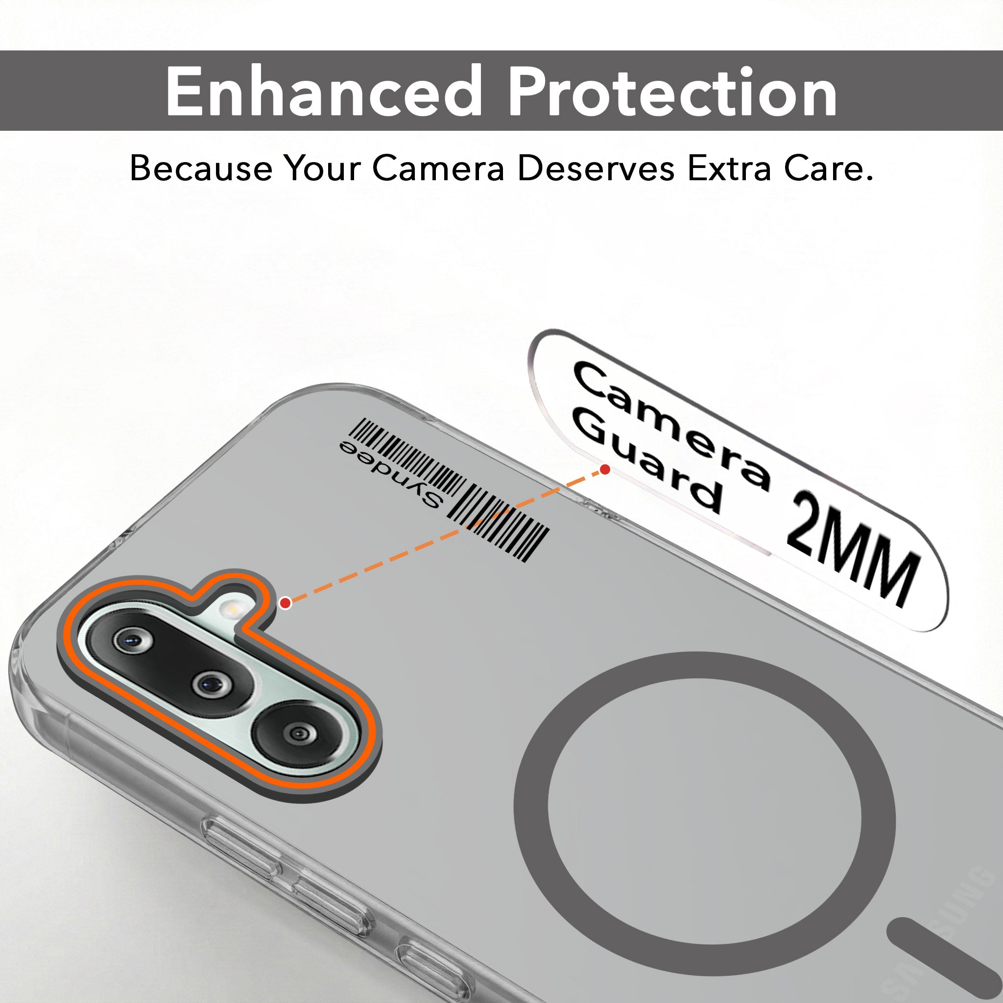 For Samsung Galaxy M36 | Samsung Galaxy F36 Back Cover Case (Soft Touch | Camera Bump Protection | MagSafe Compatible | Matte Finish)