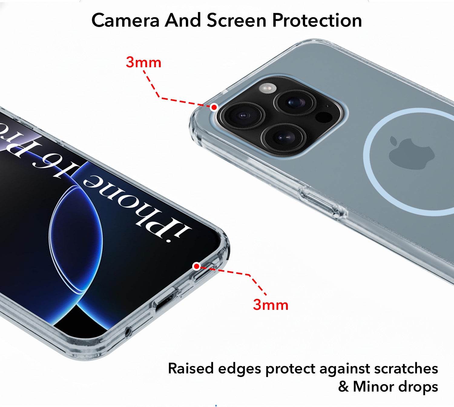 For Apple iPhone 16 Pro Back Cover Case Silicone (Slim Paper Thin | Camera Protection Bump | Minimalist Professional | Soft Flexible)