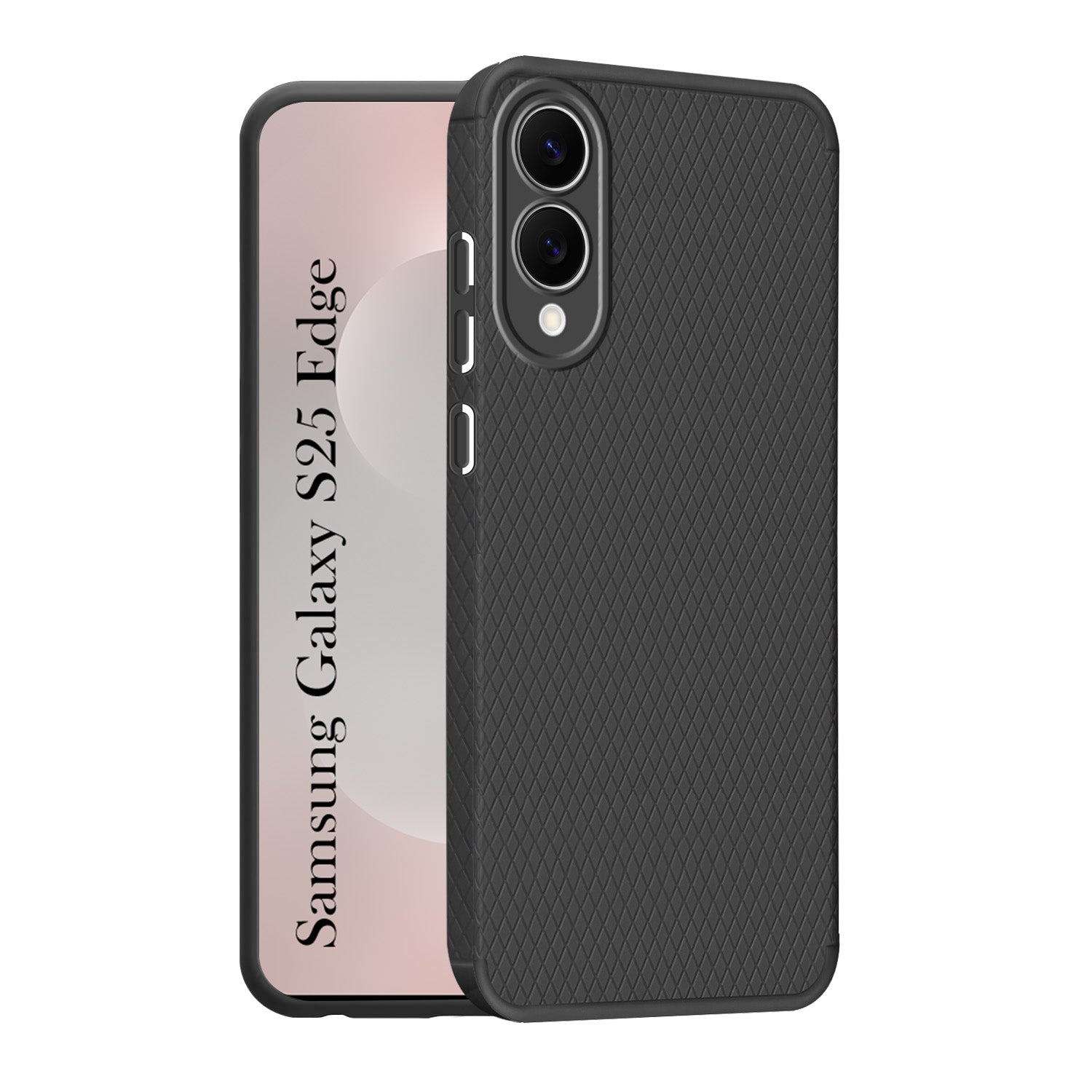 For Samsung Galaxy S25 Edge Back Cover Case (Liquid Silicone | Side Grip | Camera Protection)