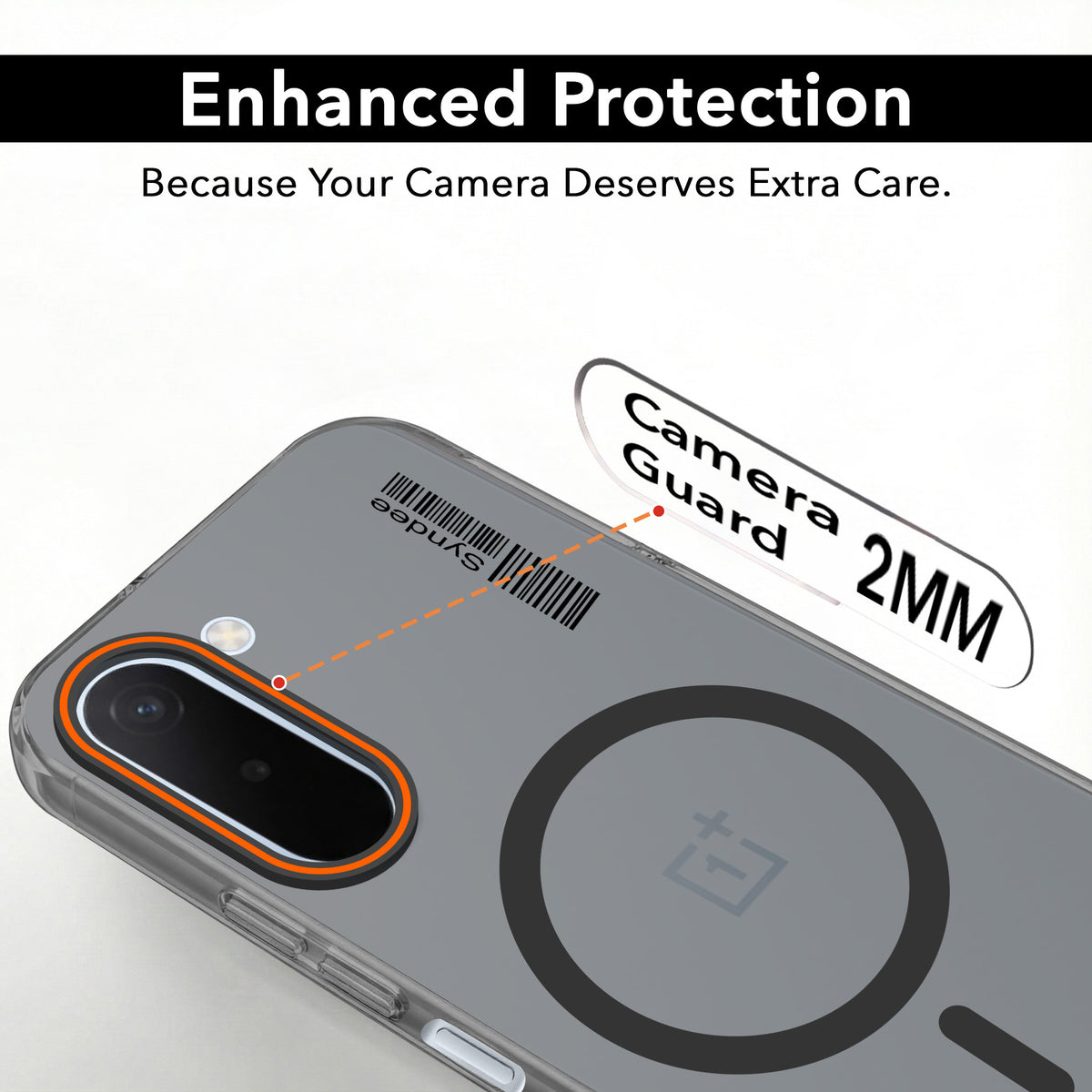 For OnePlus N6X Back Cover Case (Soft Touch | Camera Bump Protection | MagSafe Compatible | Matte Finish)