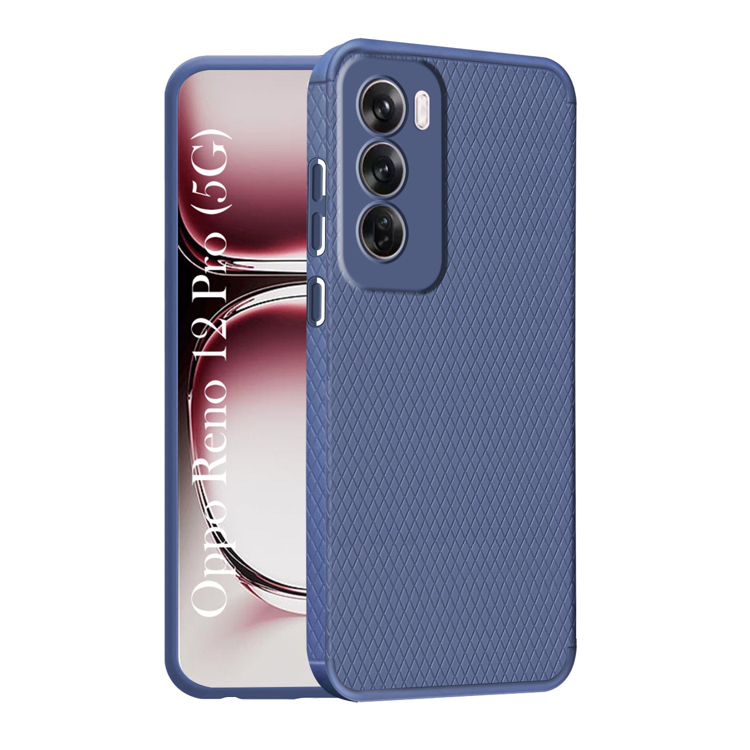 For Oppo Reno12 Pro 5G | Oppo Reno 12 Pro 5G Back Cover Case (Liquid Silicone | Side Grip | Camera Protection)