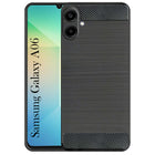 For Samsung Galaxy A06 Back Cover Case ( Hybrid Armor Case | Carbon Fiber Shockproof | Soft and Flexible)