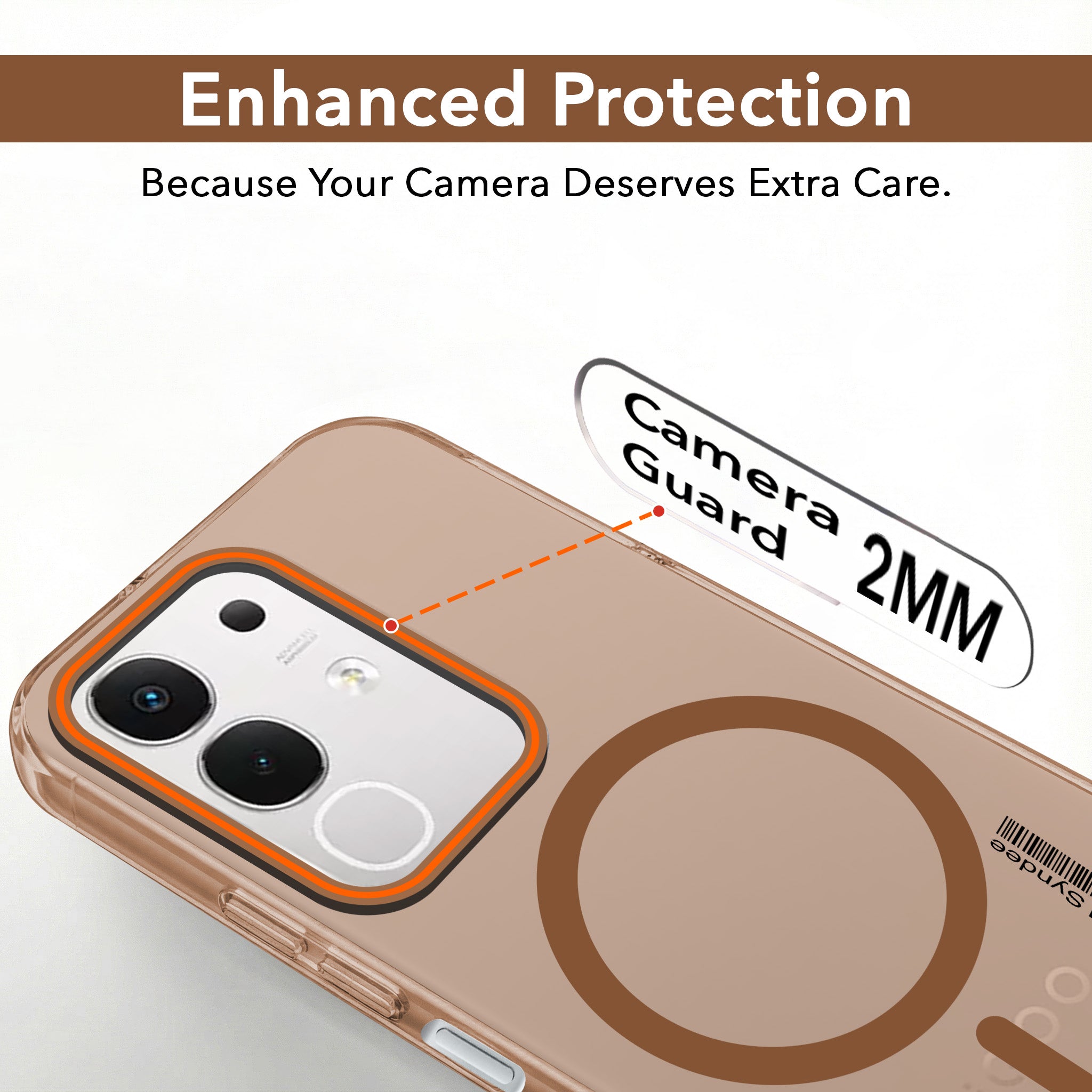For Vivo iQOO Z10x Back Cover Case (Soft Touch | Camera Bump Protection | MagSafe Compatible | Matte Finish)