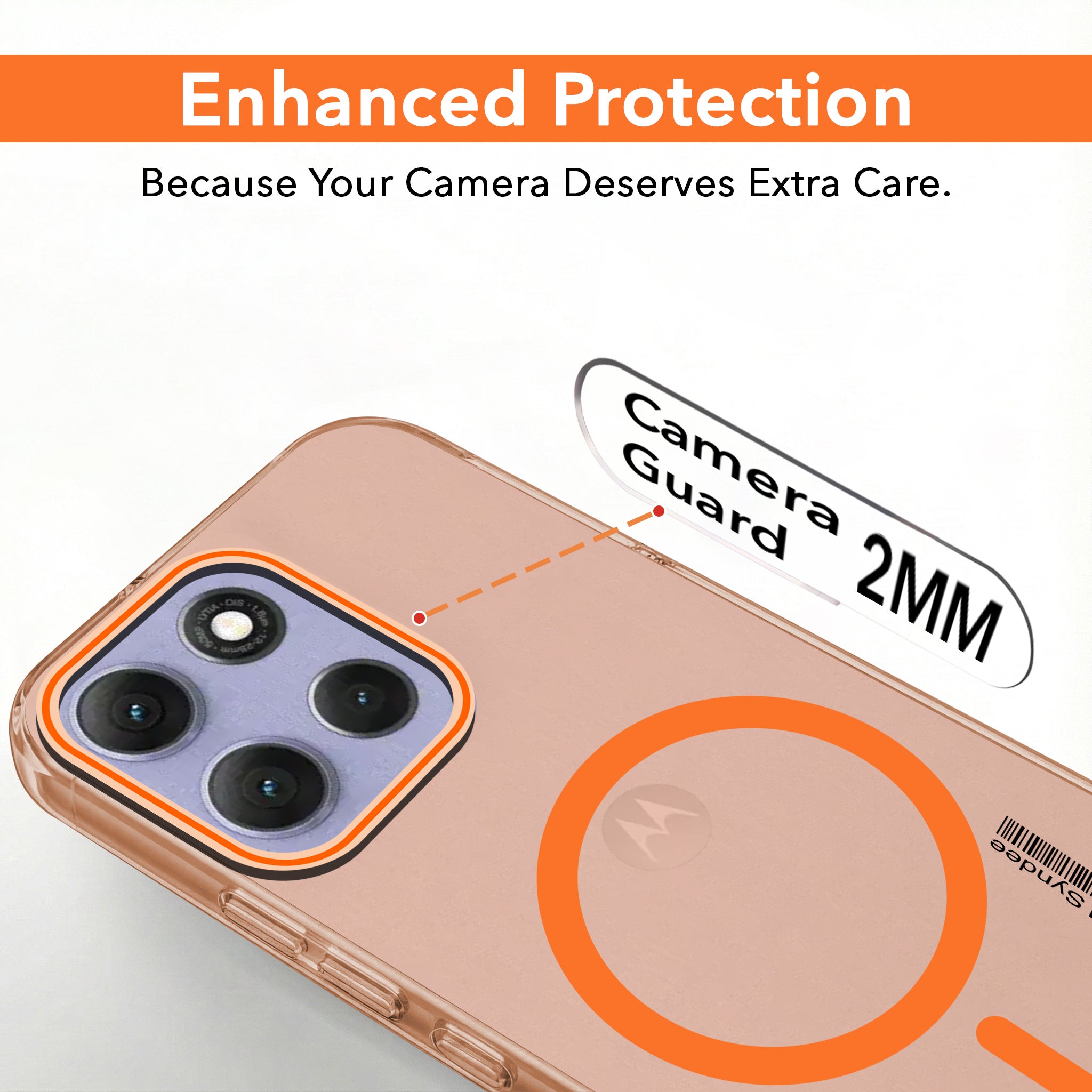 For Motorola Moto G86 Power Back Cover Case (Soft Touch | Camera Bump Protection | MagSafe Compatible | Matte Finish)