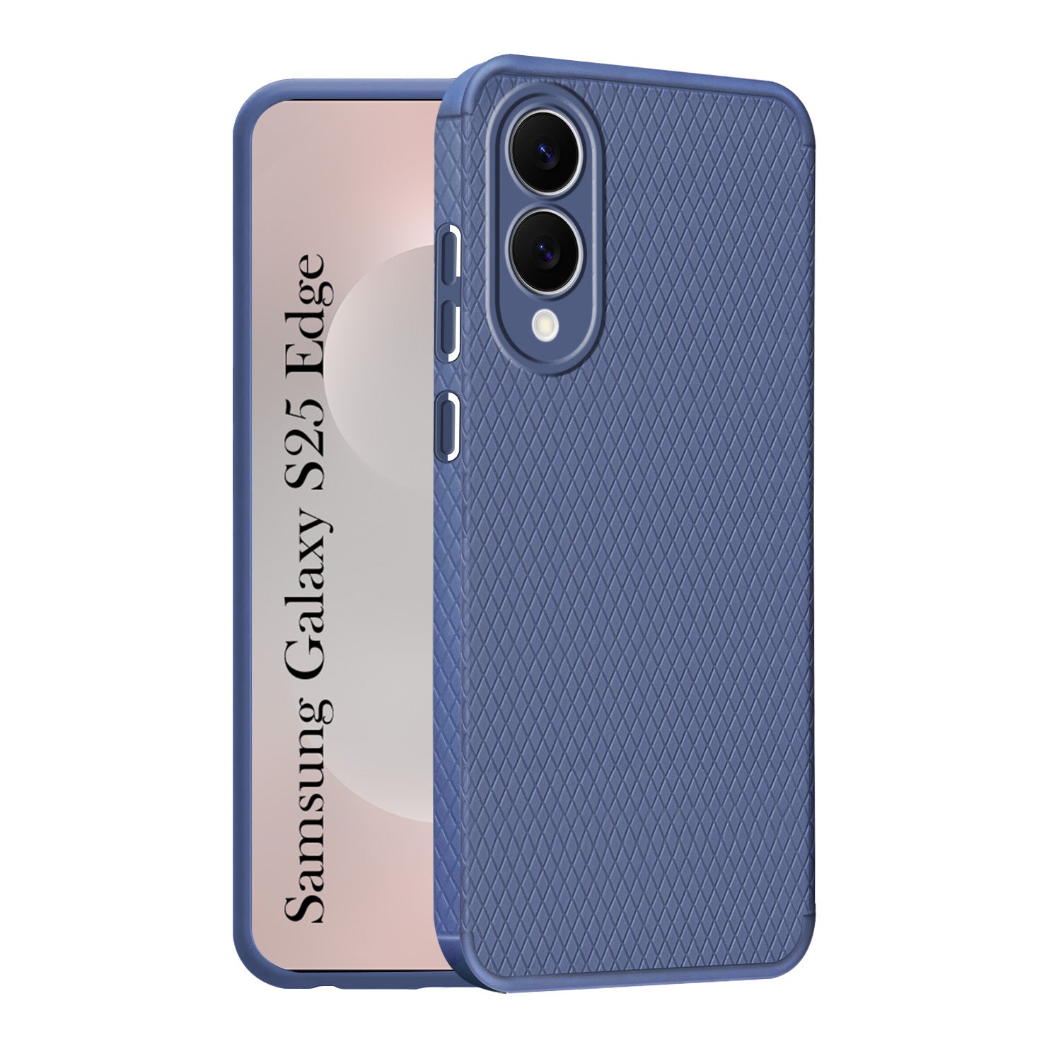 For Samsung Galaxy S25 Edge Back Cover Case (Liquid Silicone | Side Grip | Camera Protection)