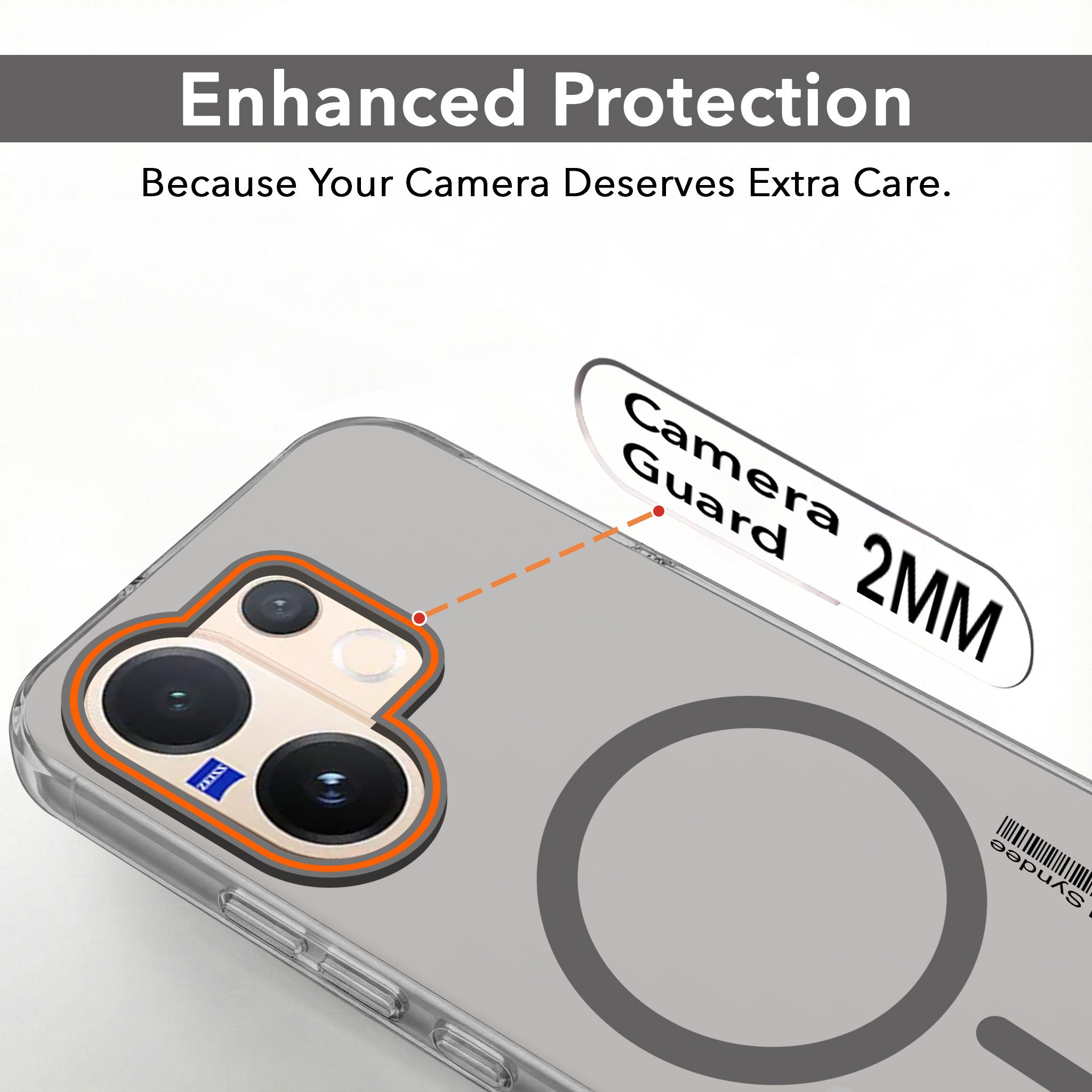 For Vivo V60 | Vivo T4 Pro Back Cover Case (Soft Touch | Camera Bump Protection | MagSafe Compatible | Matte Finish)