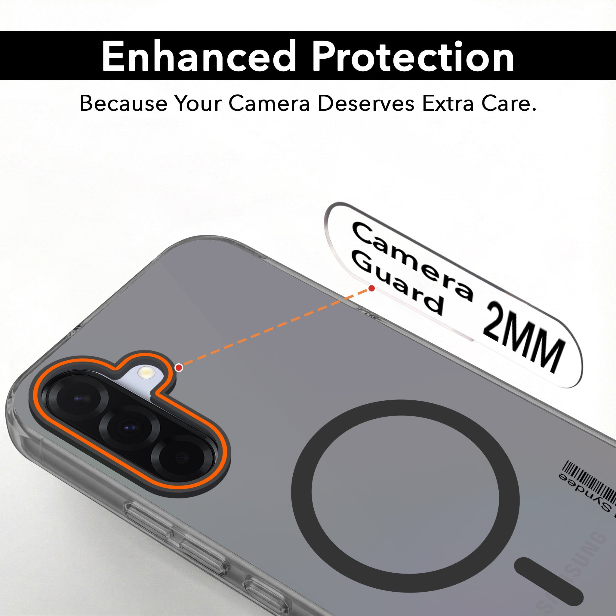 For Samsung Galaxy A36 5G Back Cover Case (Soft Touch | Camera Bump Protection | MagSafe Compatible | Matte Finish)