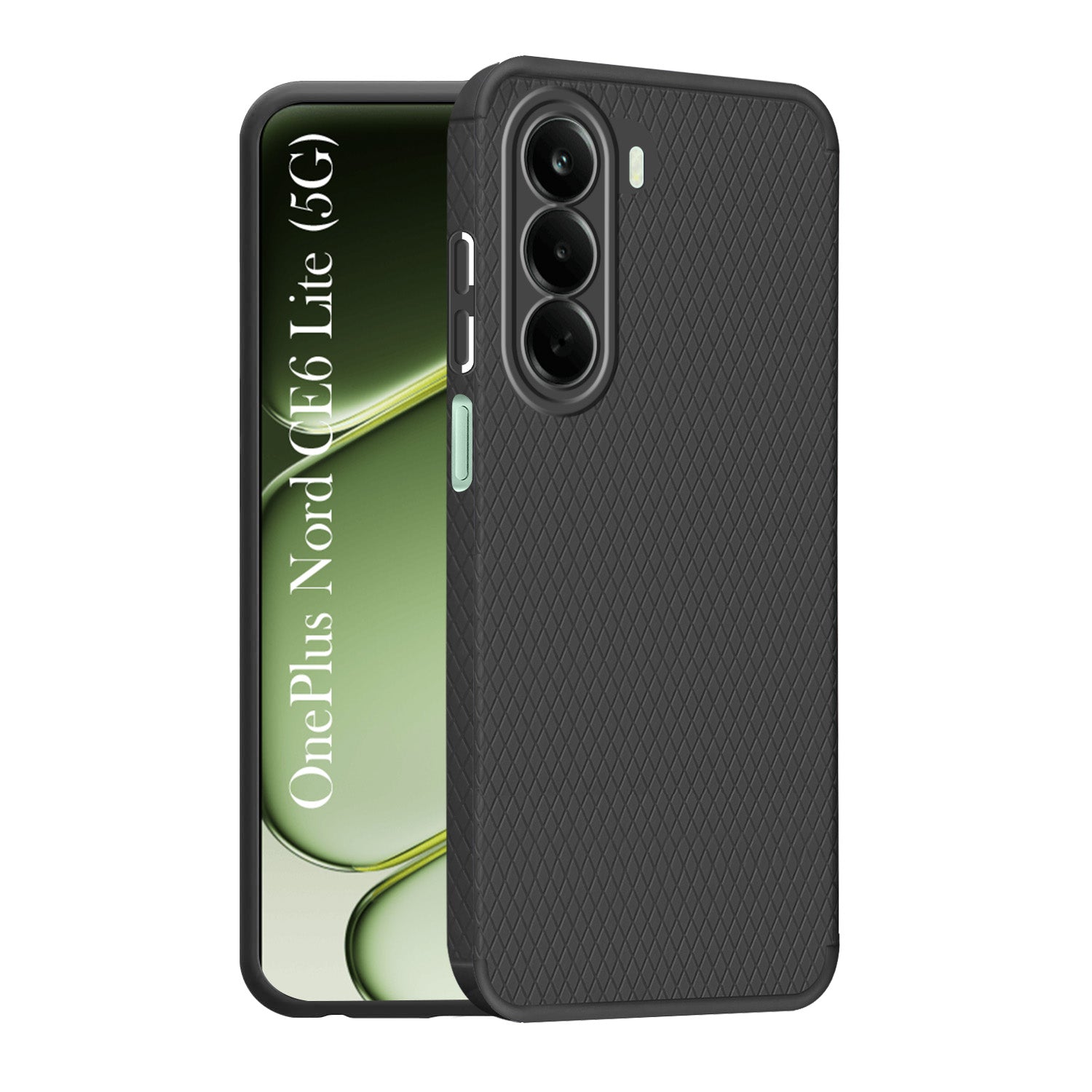 For OnePlus Nord CE 6 Lite Back Cover Case Liquid Silicone (Camera Protection | Side Grip Texture | Soft and Flexible)